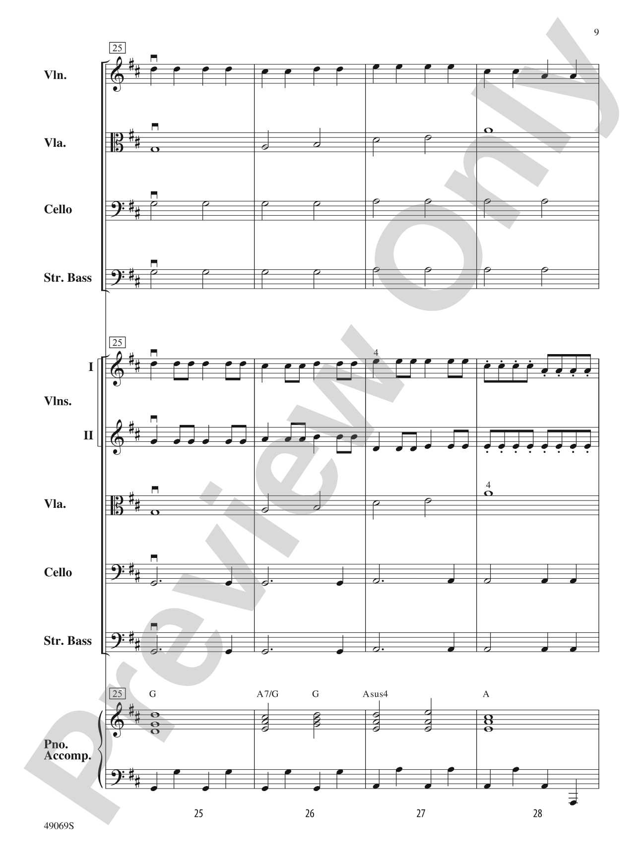 Hunters of Avatar: String Orchestra Conductor Score & Parts