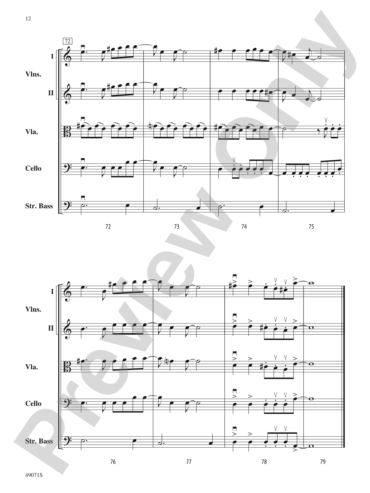 Ride the Wind: String Orchestra Conductor Score & Parts