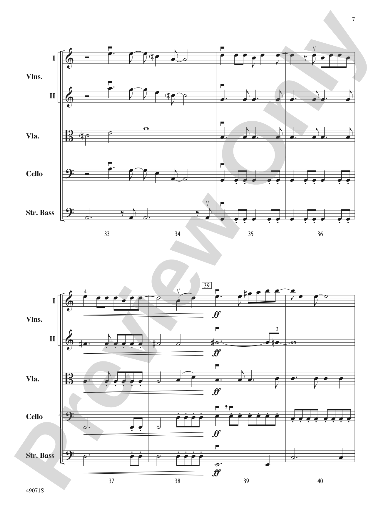 Ride the Wind: String Orchestra Conductor Score & Parts