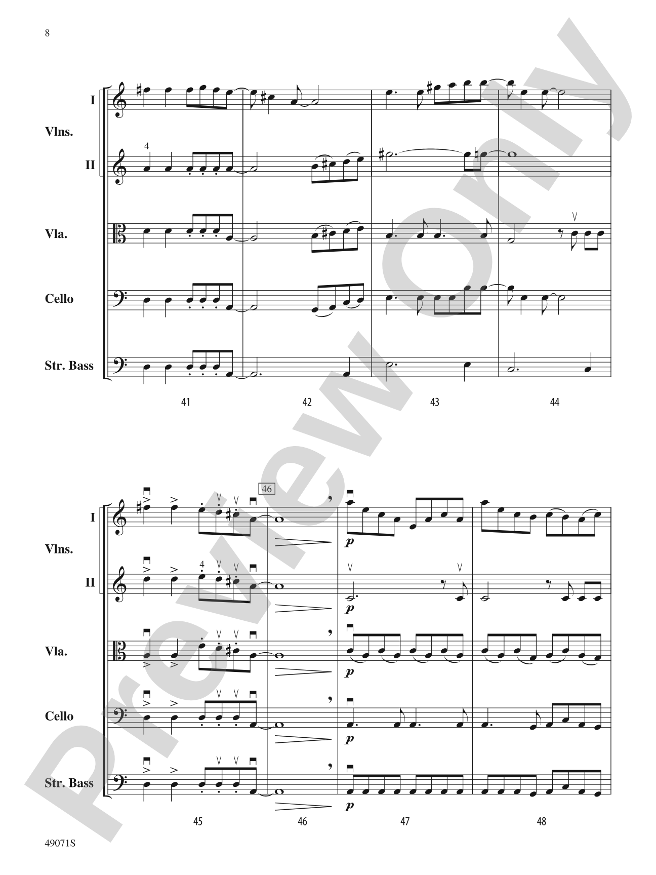Ride the Wind: String Orchestra Conductor Score & Parts