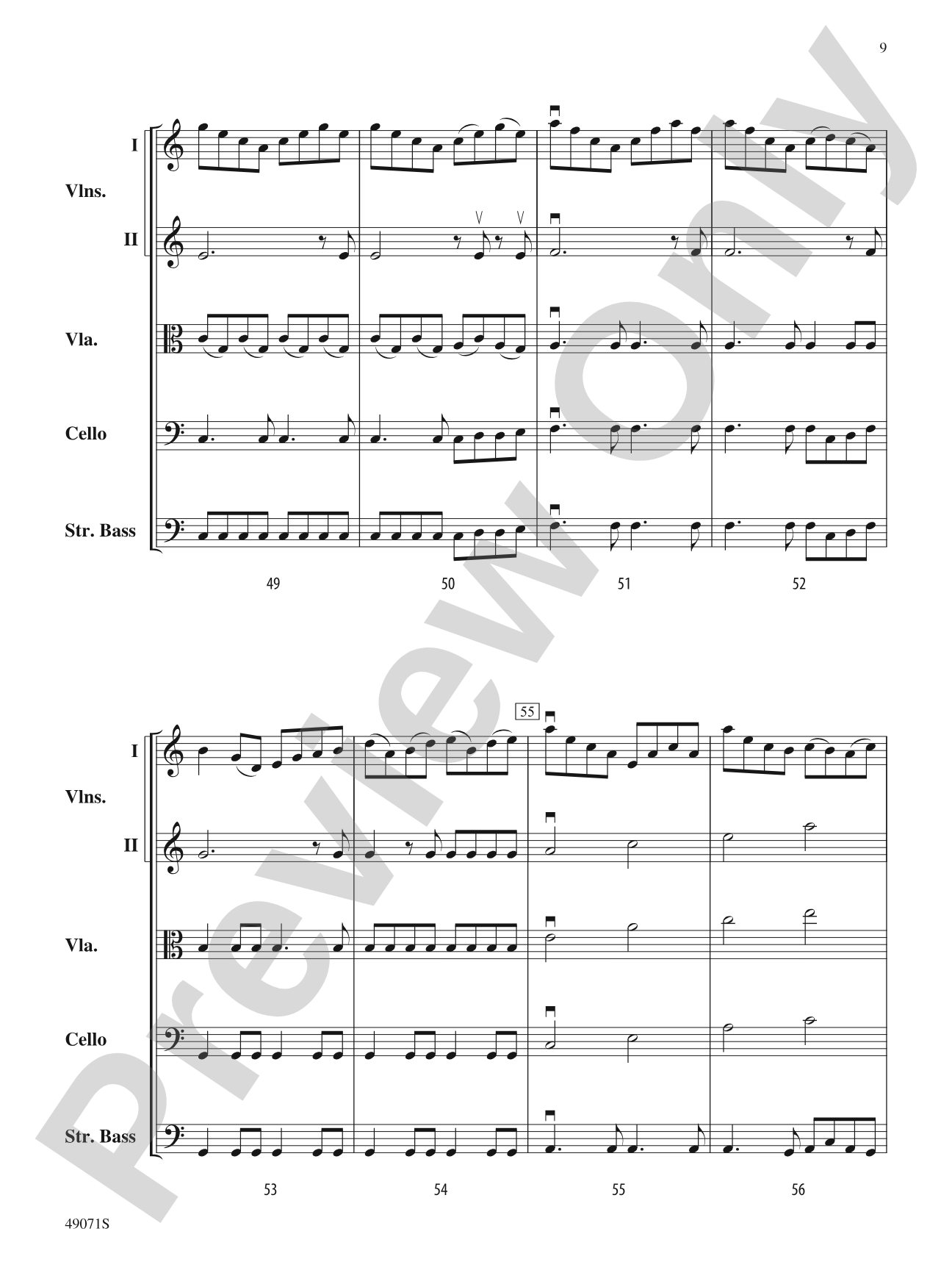 Ride the Wind: String Orchestra Conductor Score & Parts