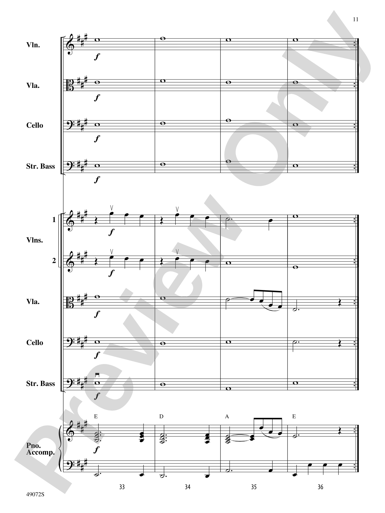 Arizona Sun: String Orchestra Conductor Score & Parts