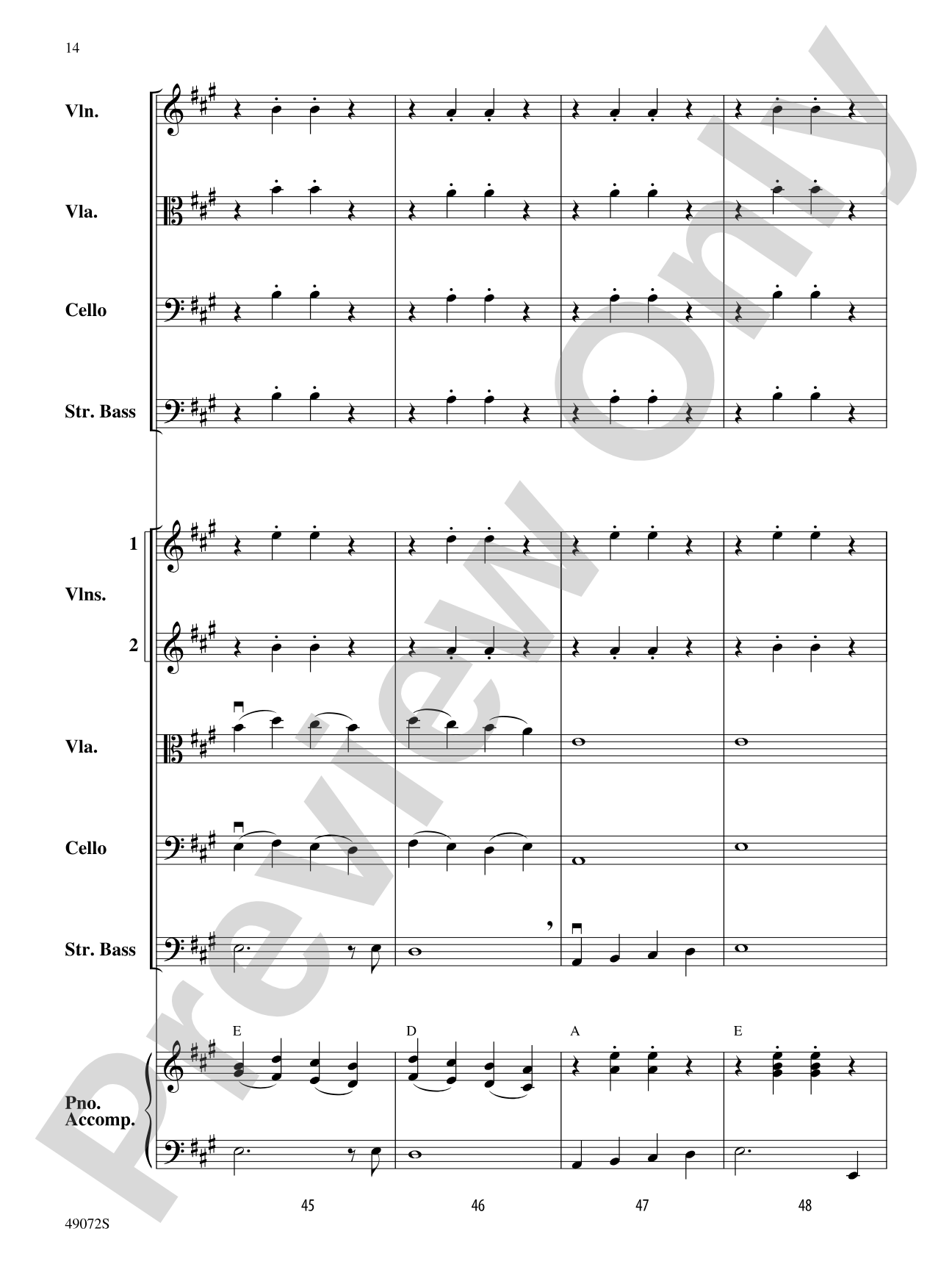 Arizona Sun: String Orchestra Conductor Score & Parts