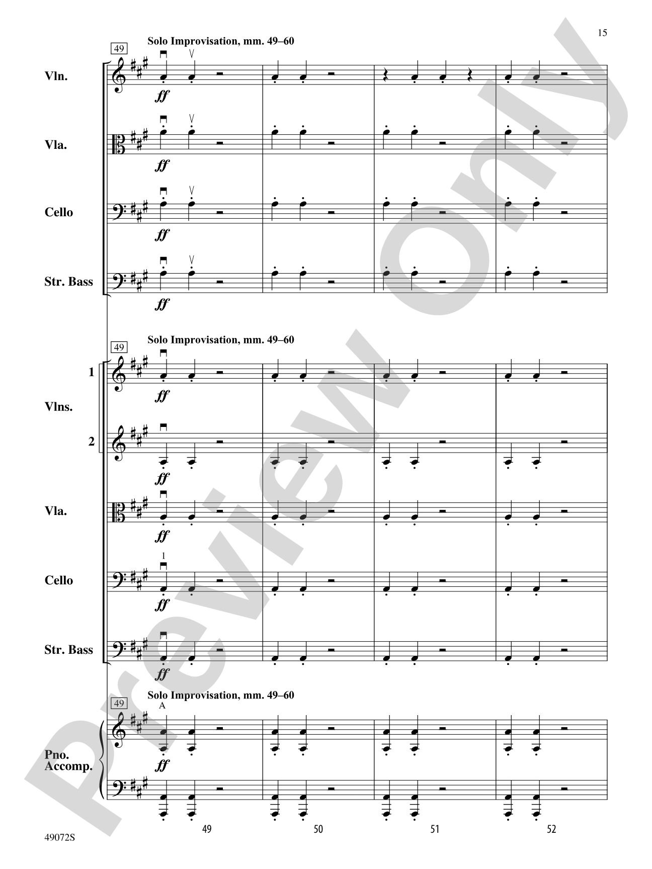 Arizona Sun: String Orchestra Conductor Score & Parts
