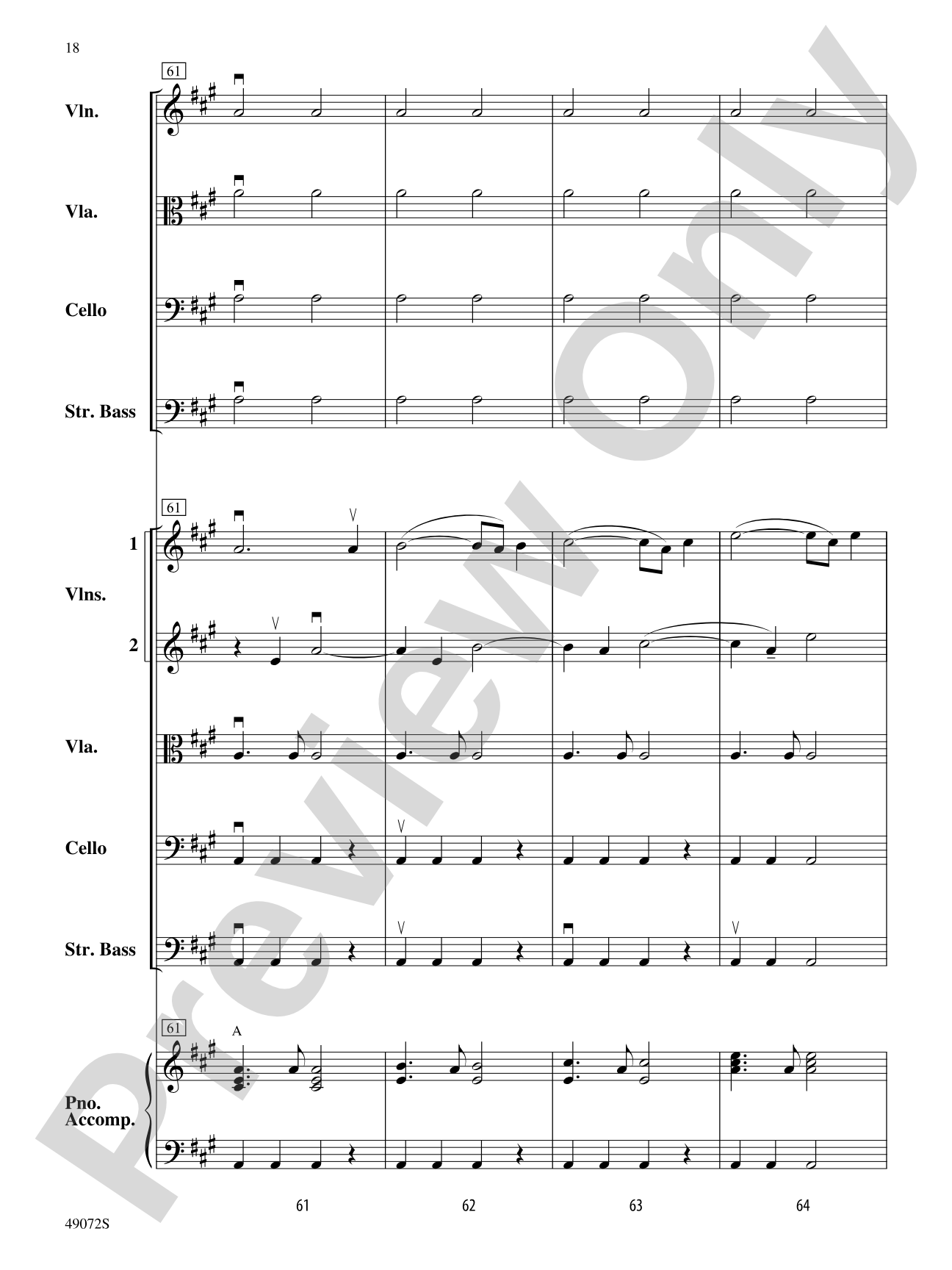 Arizona Sun: String Orchestra Conductor Score & Parts