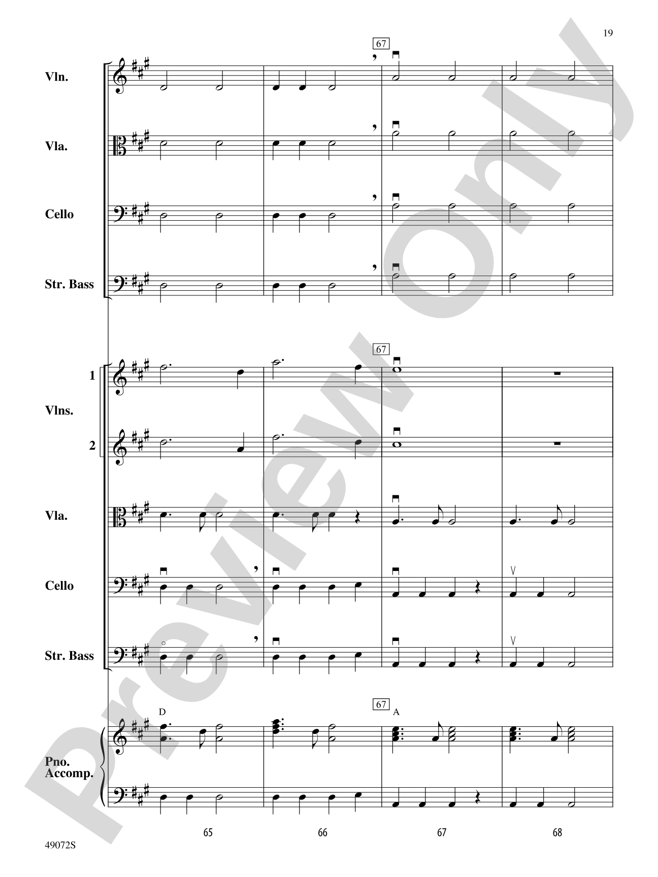 Arizona Sun: String Orchestra Conductor Score & Parts