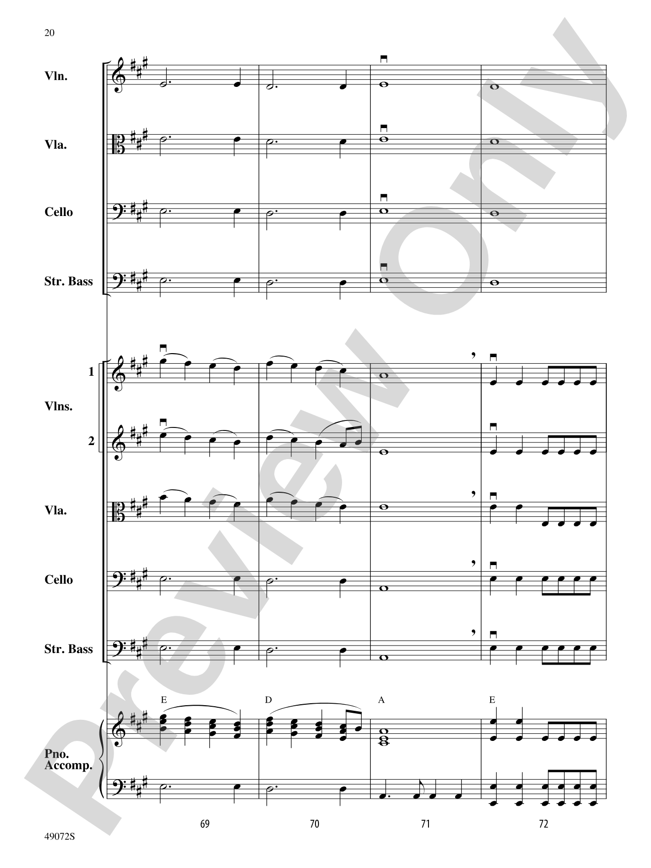 Arizona Sun: String Orchestra Conductor Score & Parts