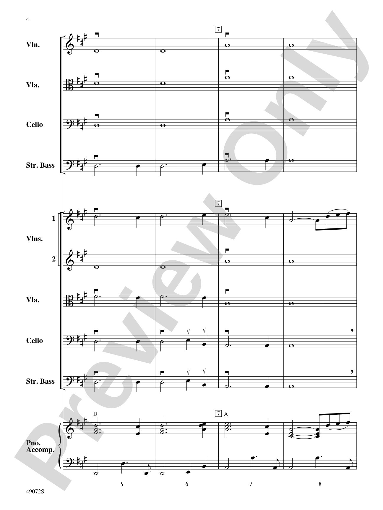 Arizona Sun: String Orchestra Conductor Score & Parts
