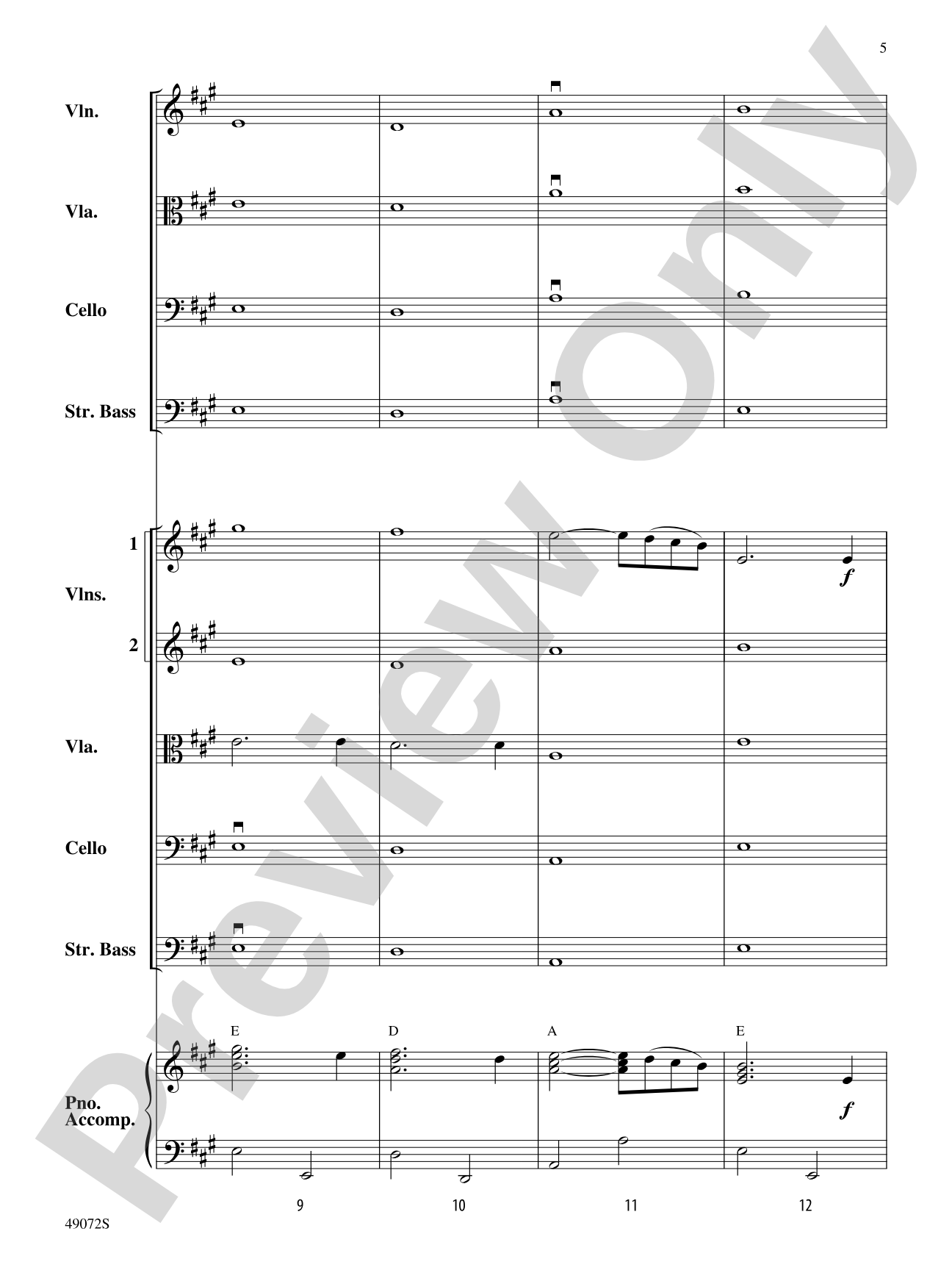 Arizona Sun: String Orchestra Conductor Score & Parts