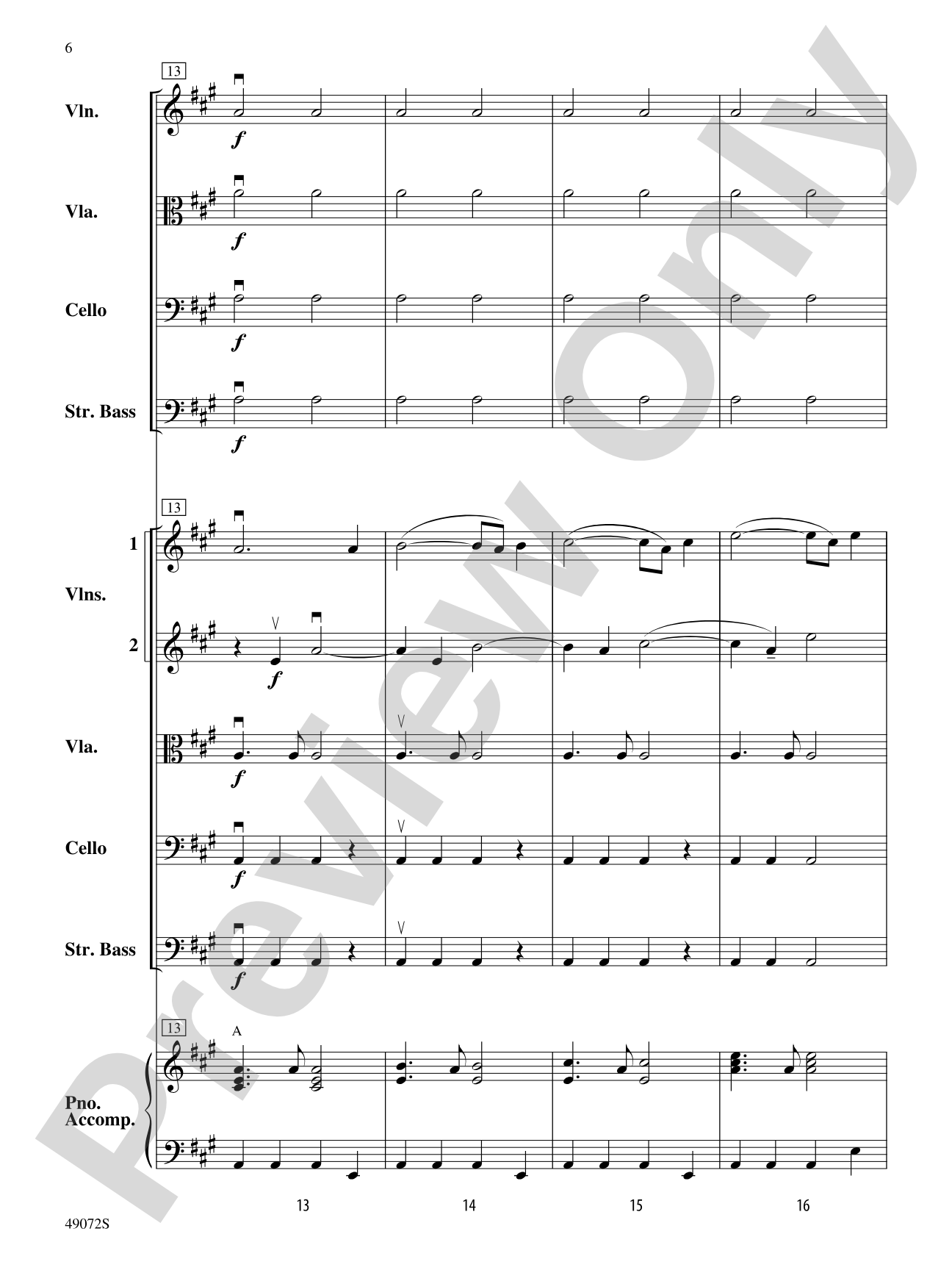 Arizona Sun: String Orchestra Conductor Score & Parts