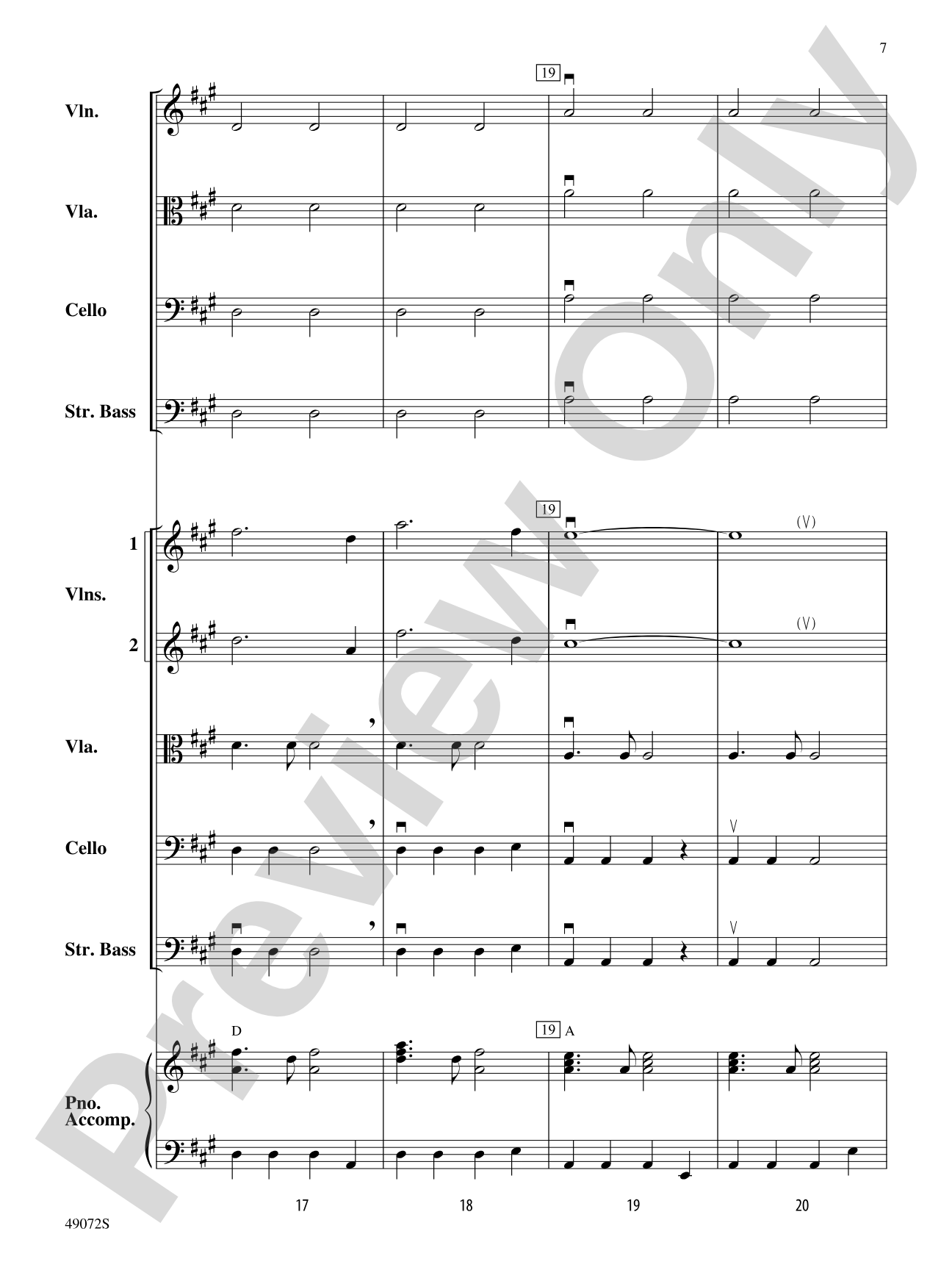 Arizona Sun: String Orchestra Conductor Score & Parts