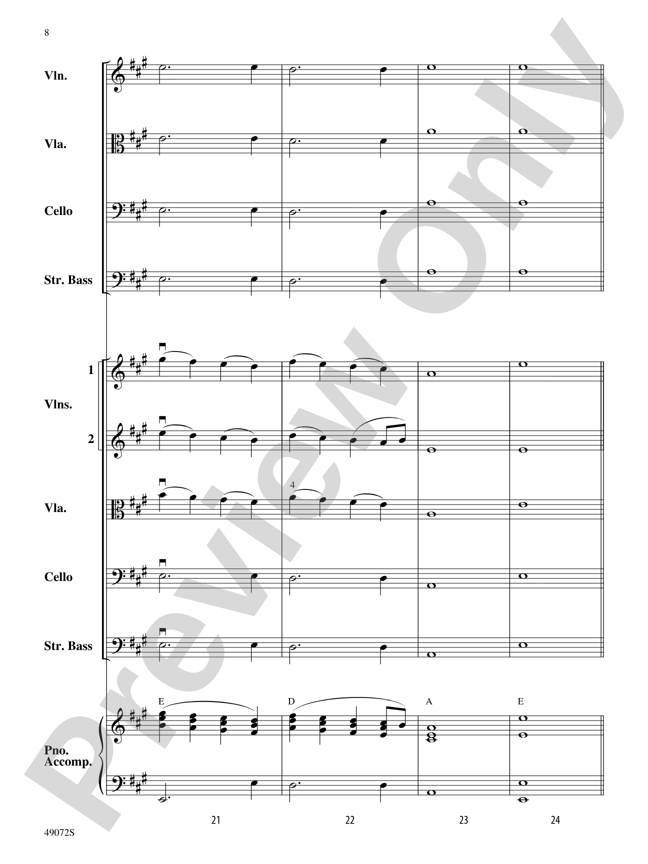 Arizona Sun: String Orchestra Conductor Score & Parts