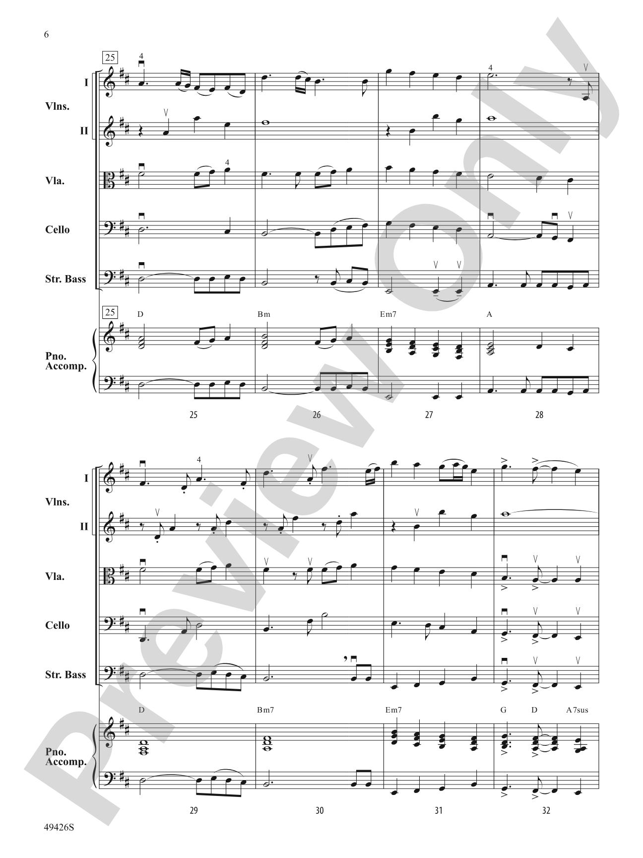 Come Fly with Me: String Orchestra Conductor Score & Parts