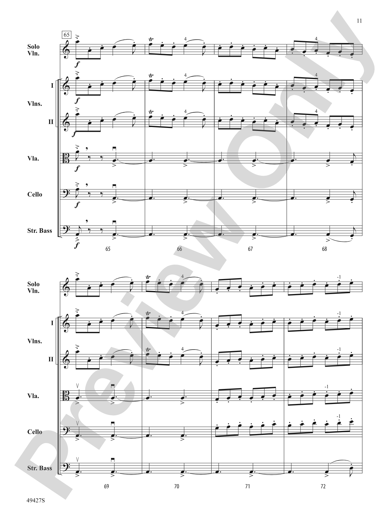 Fireball: String Orchestra Conductor Score & Parts