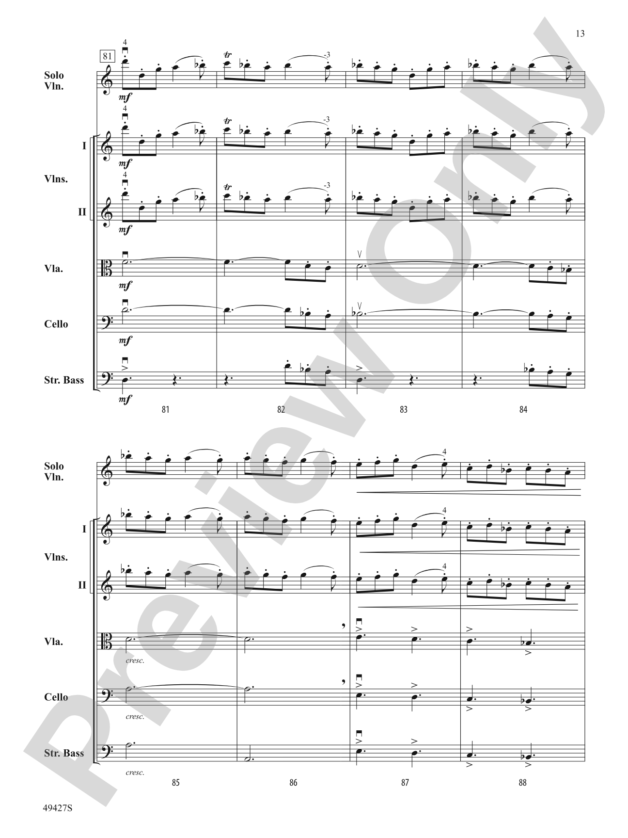 Fireball: String Orchestra Conductor Score & Parts