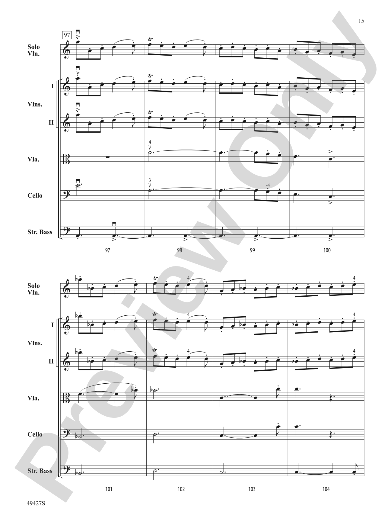 Fireball: String Orchestra Conductor Score & Parts
