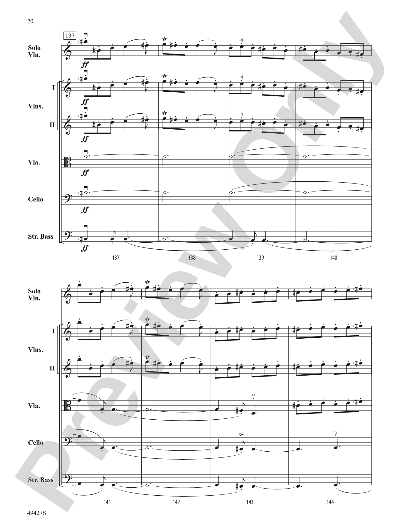 Fireball: String Orchestra Conductor Score & Parts