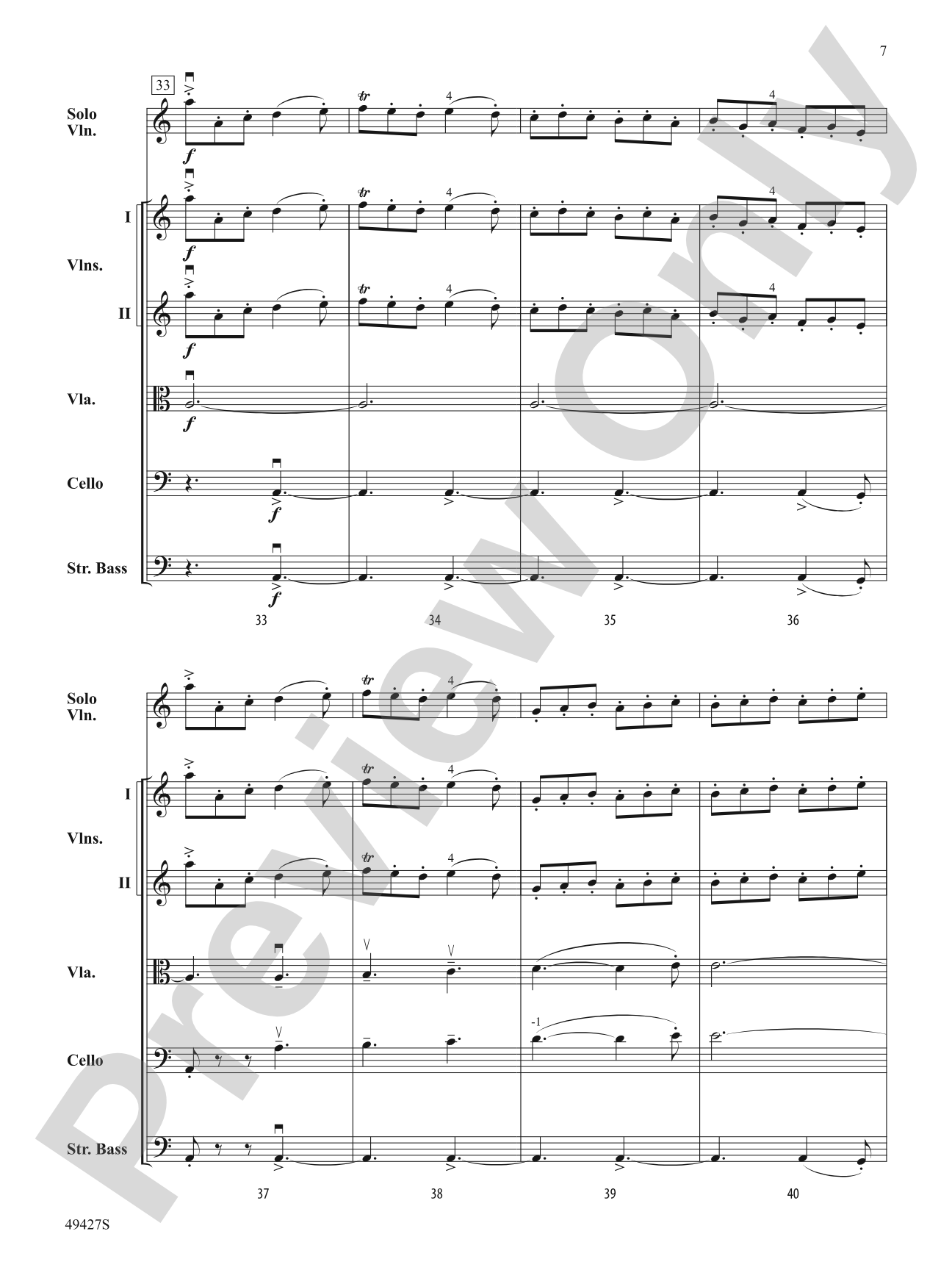 Fireball: String Orchestra Conductor Score & Parts