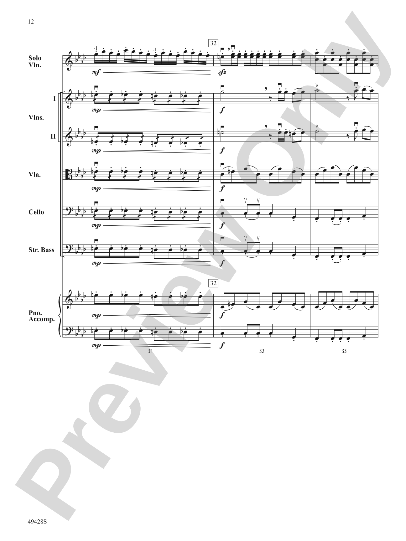 Vivaldi Rocks: String Orchestra Conductor Score & Parts