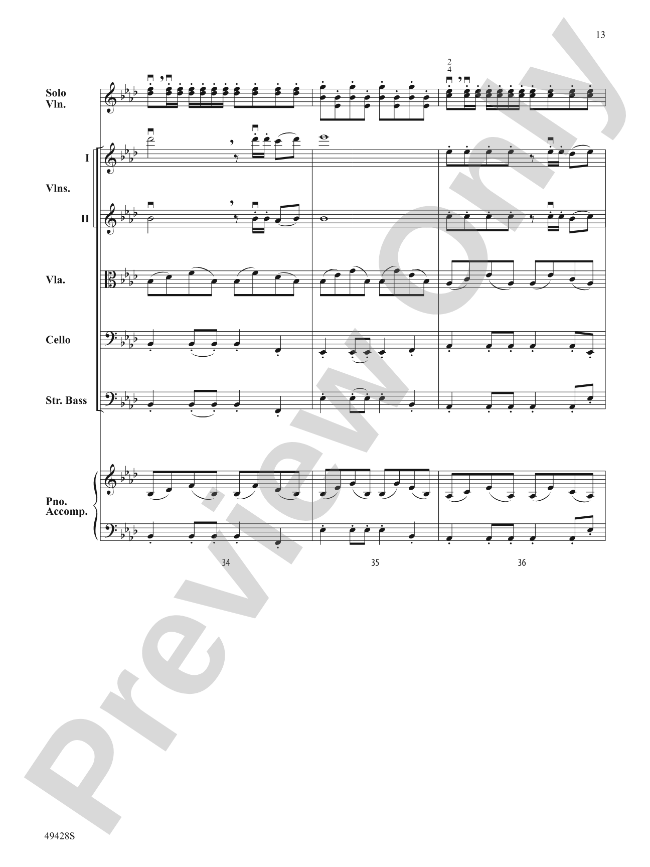 Vivaldi Rocks: String Orchestra Conductor Score & Parts