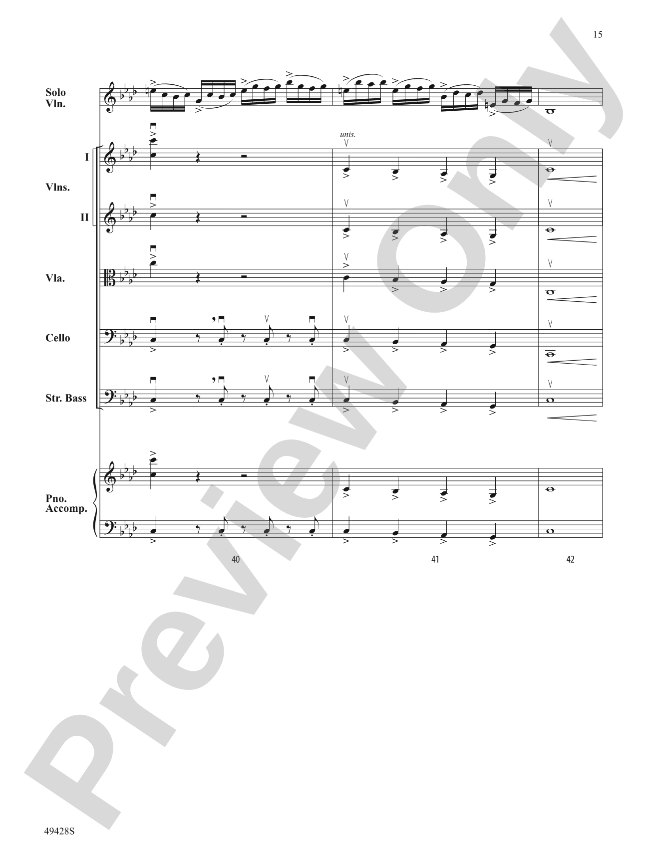 Vivaldi Rocks: String Orchestra Conductor Score & Parts