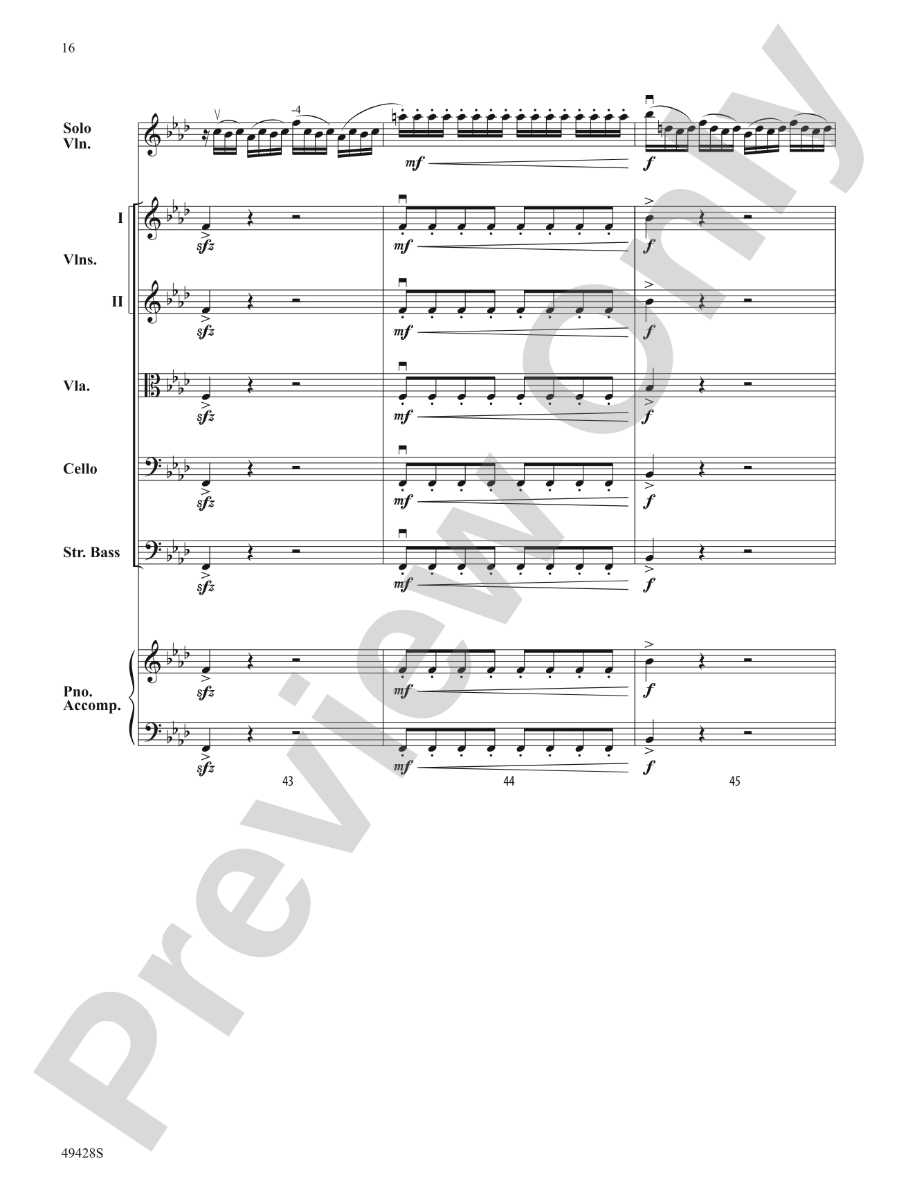 Vivaldi Rocks: String Orchestra Conductor Score & Parts