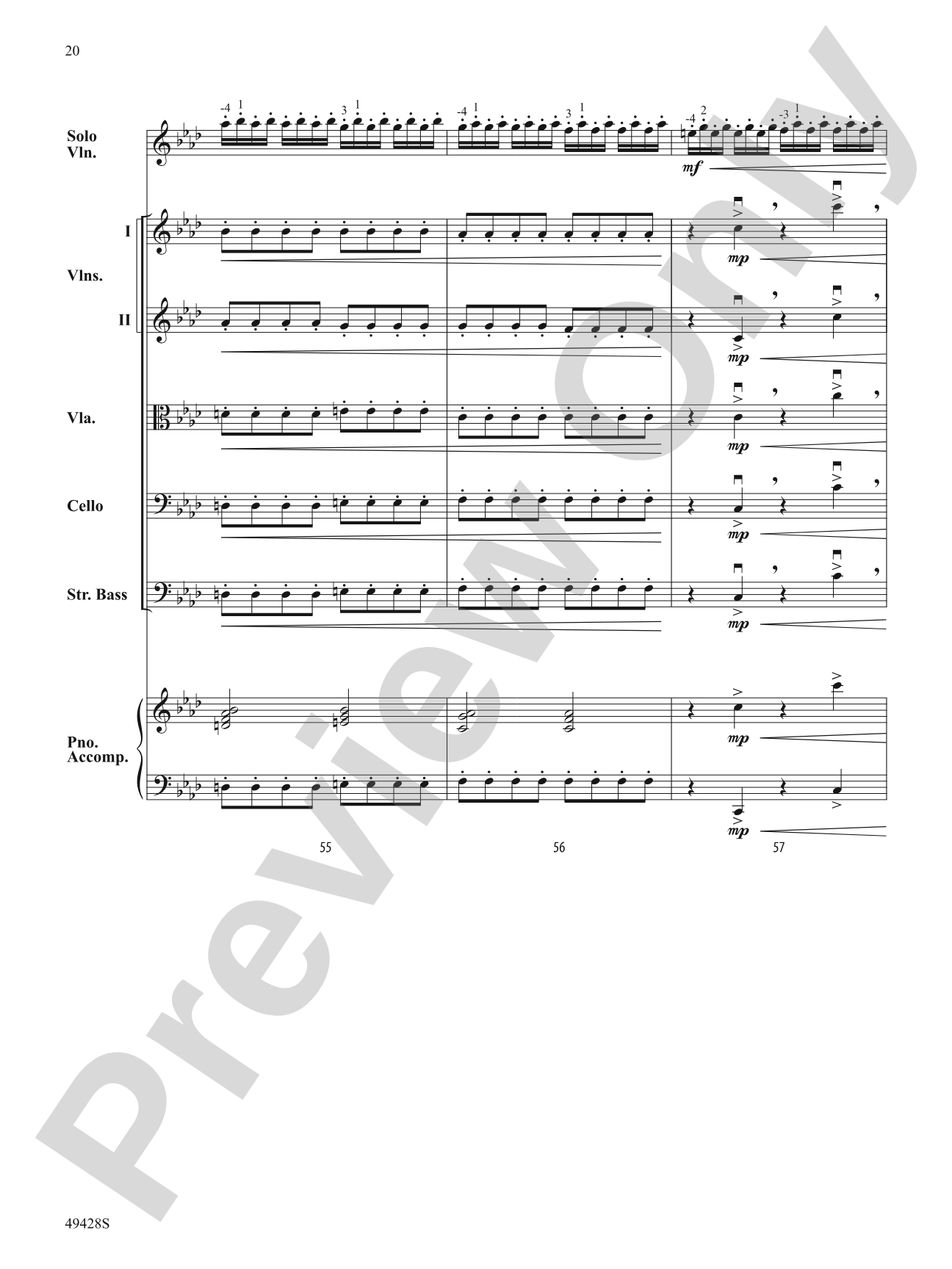 Vivaldi Rocks: String Orchestra Conductor Score & Parts