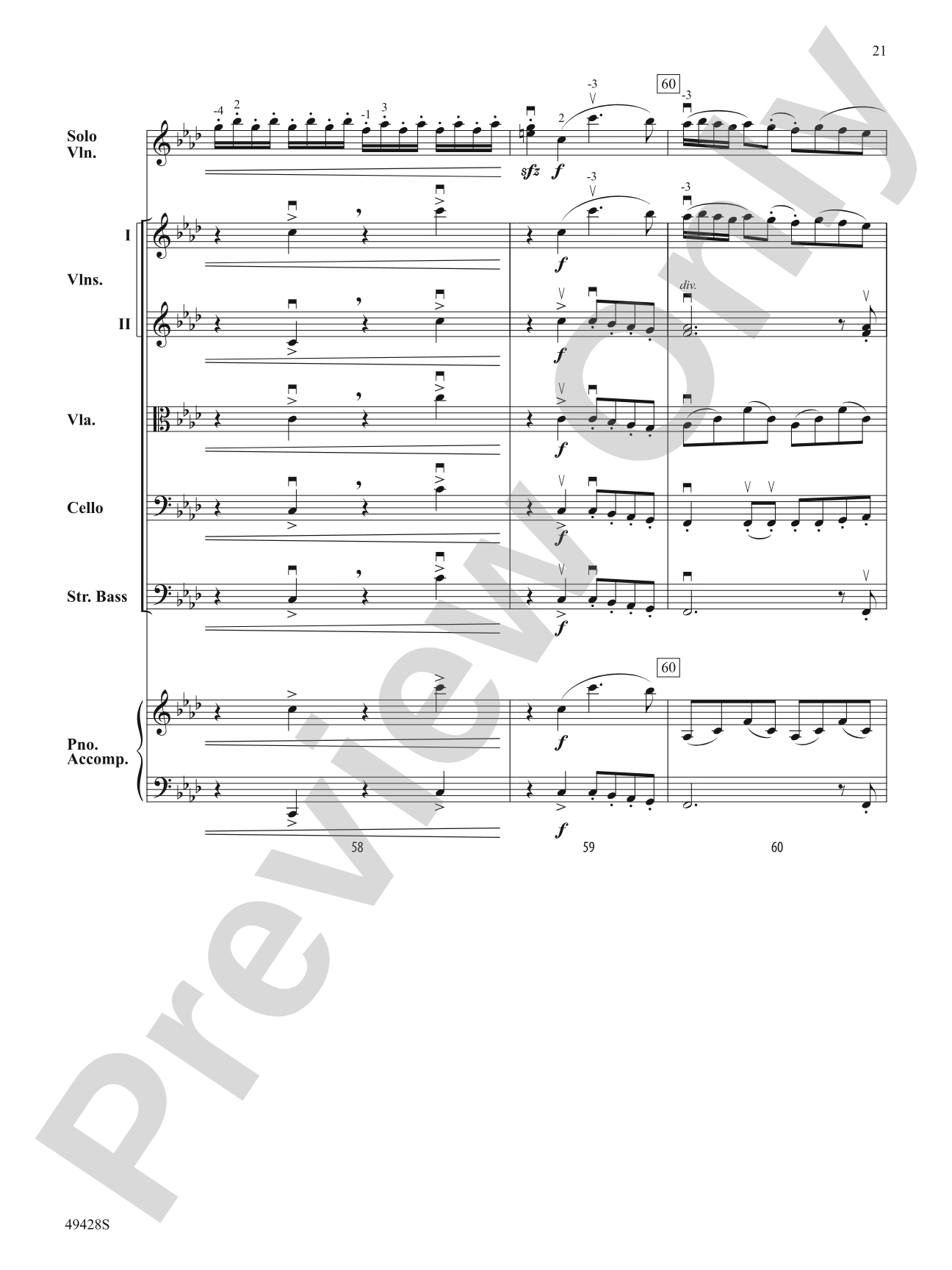 Vivaldi Rocks: String Orchestra Conductor Score & Parts
