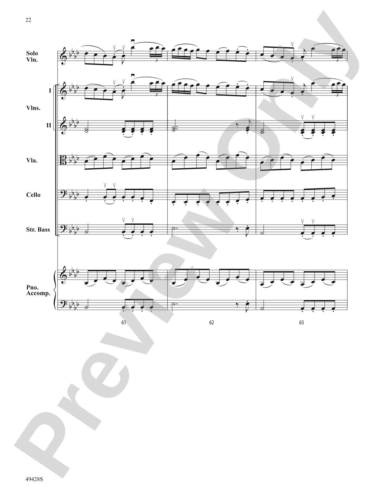 Vivaldi Rocks: String Orchestra Conductor Score & Parts