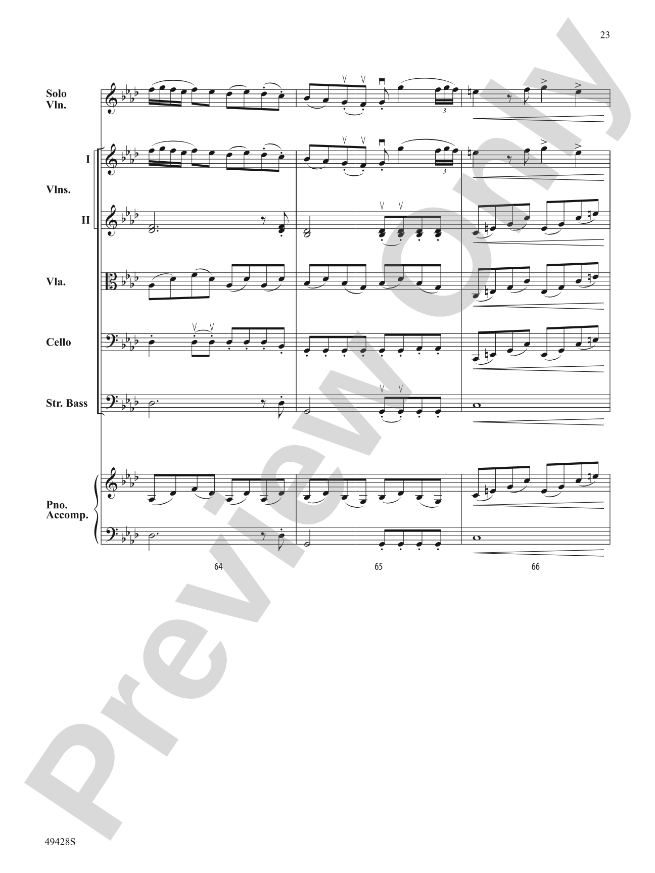Vivaldi Rocks: String Orchestra Conductor Score & Parts
