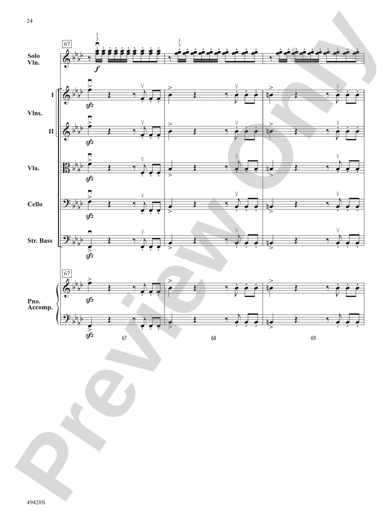 Vivaldi Rocks: String Orchestra Conductor Score & Parts