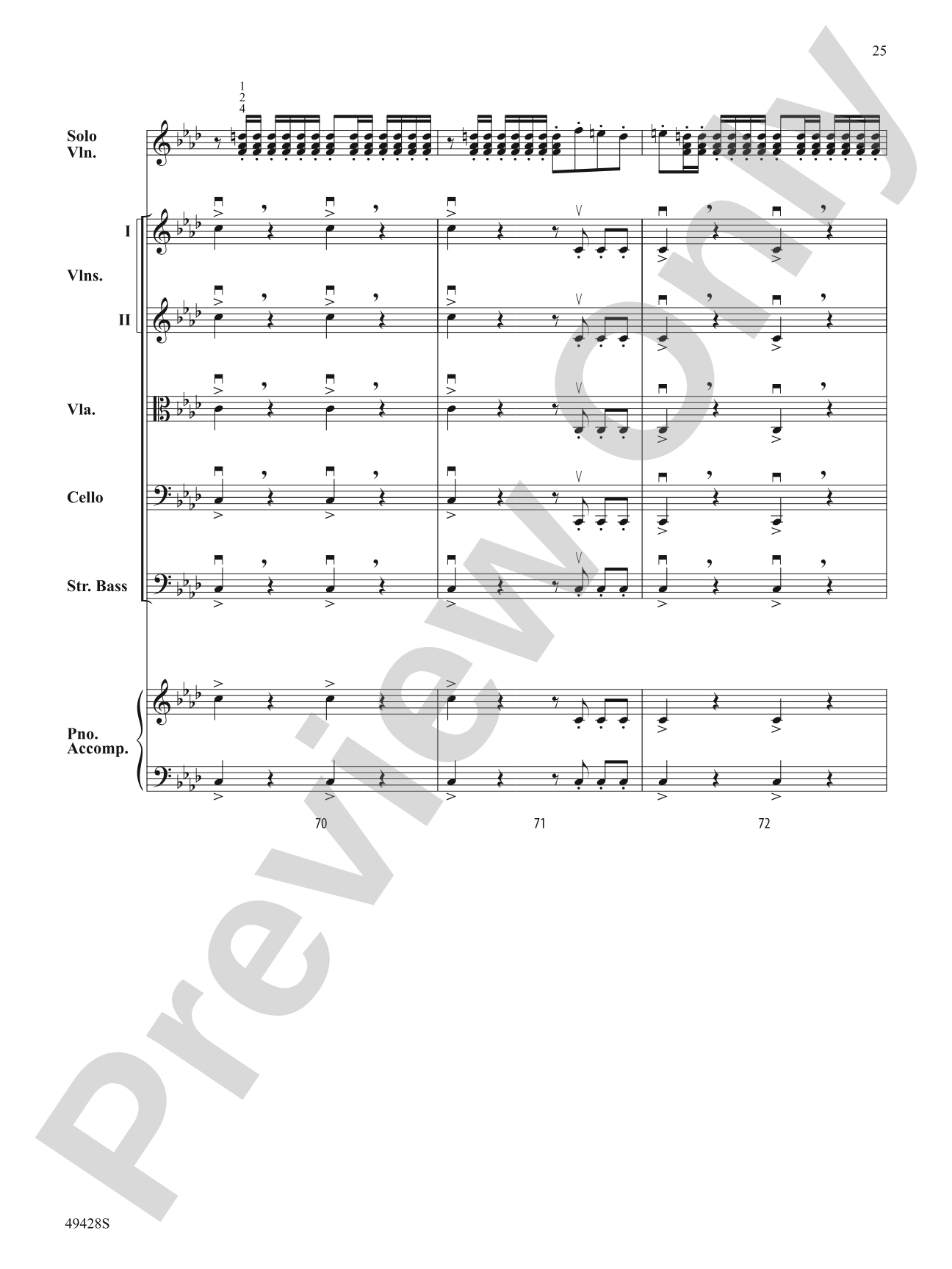 Vivaldi Rocks: String Orchestra Conductor Score & Parts