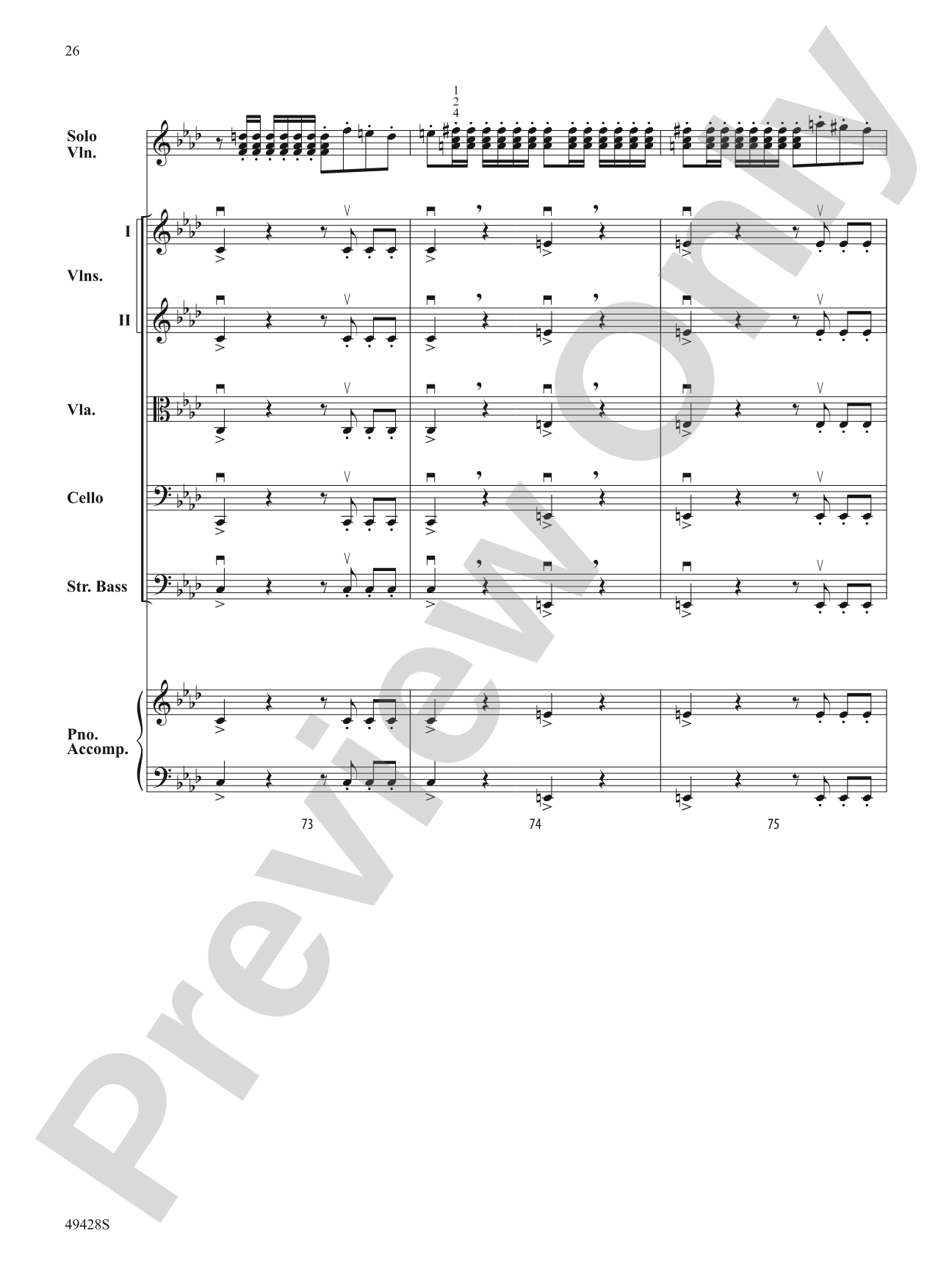 Vivaldi Rocks: String Orchestra Conductor Score & Parts