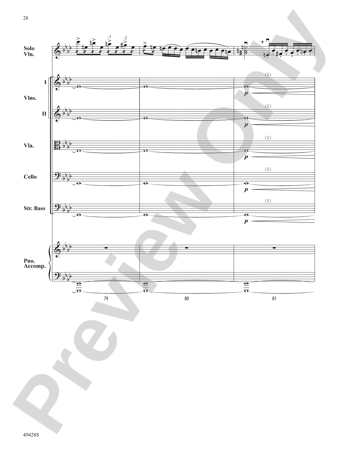 Vivaldi Rocks: String Orchestra Conductor Score & Parts