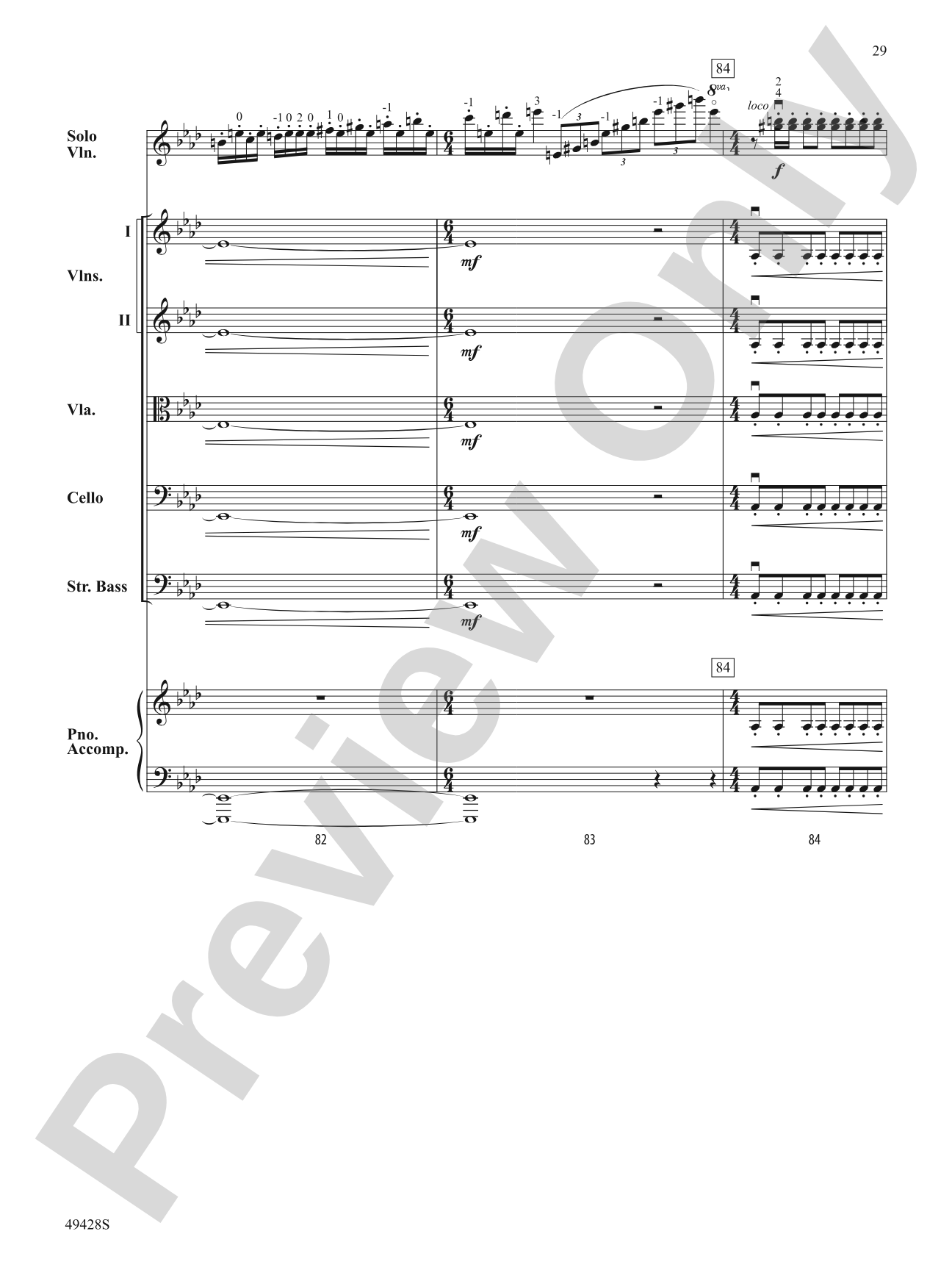 Vivaldi Rocks: String Orchestra Conductor Score & Parts