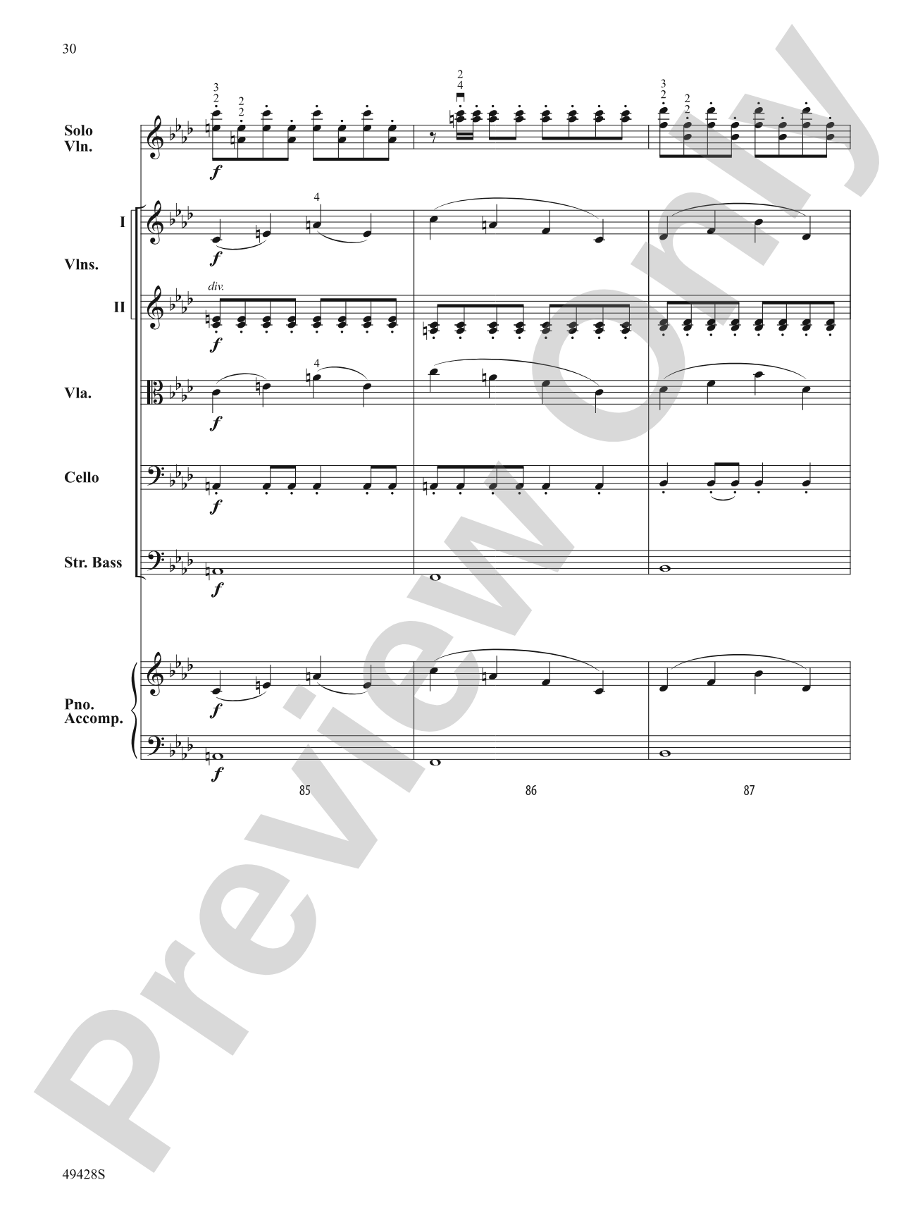 Vivaldi Rocks: String Orchestra Conductor Score & Parts