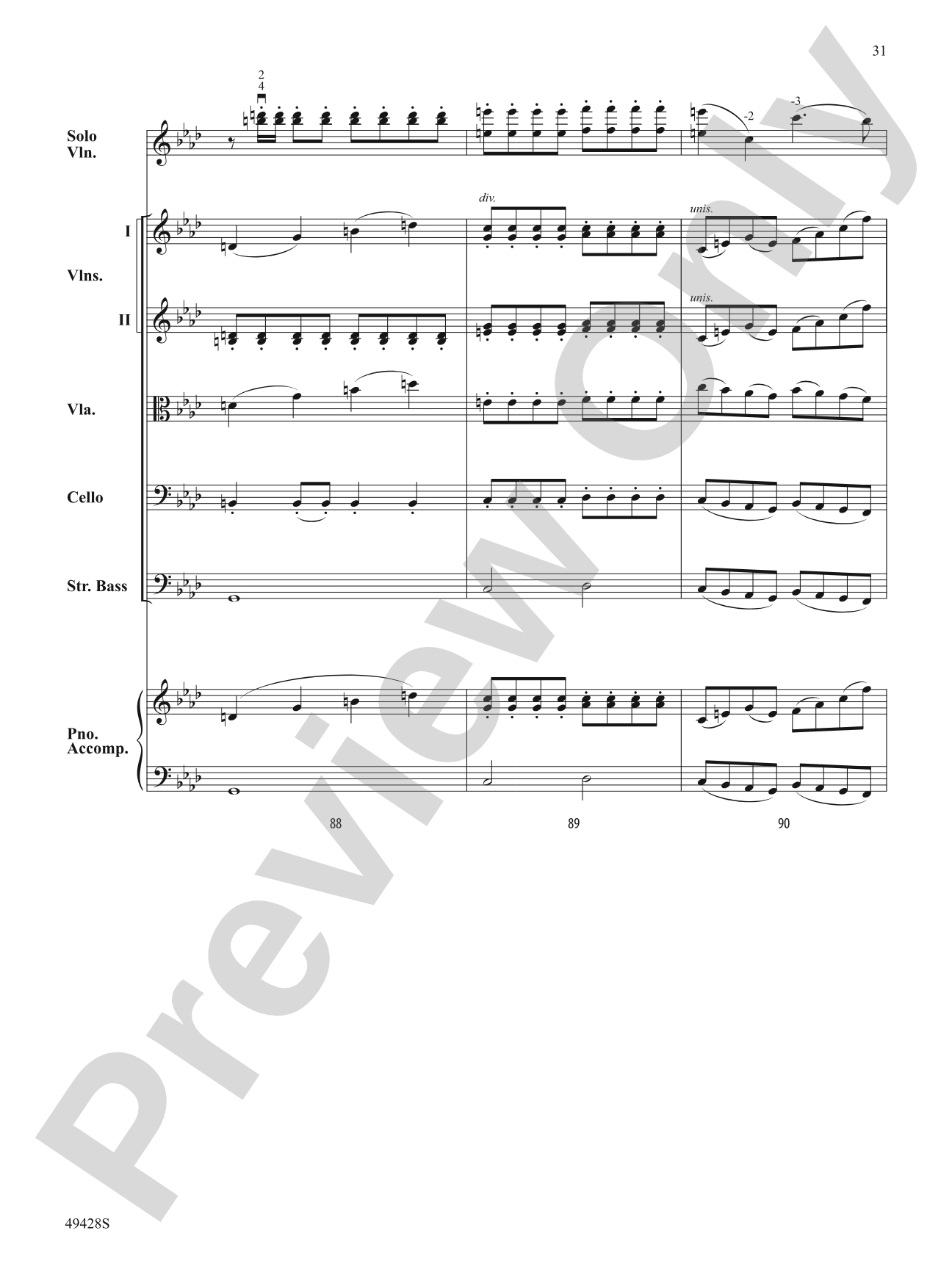 Vivaldi Rocks: String Orchestra Conductor Score & Parts