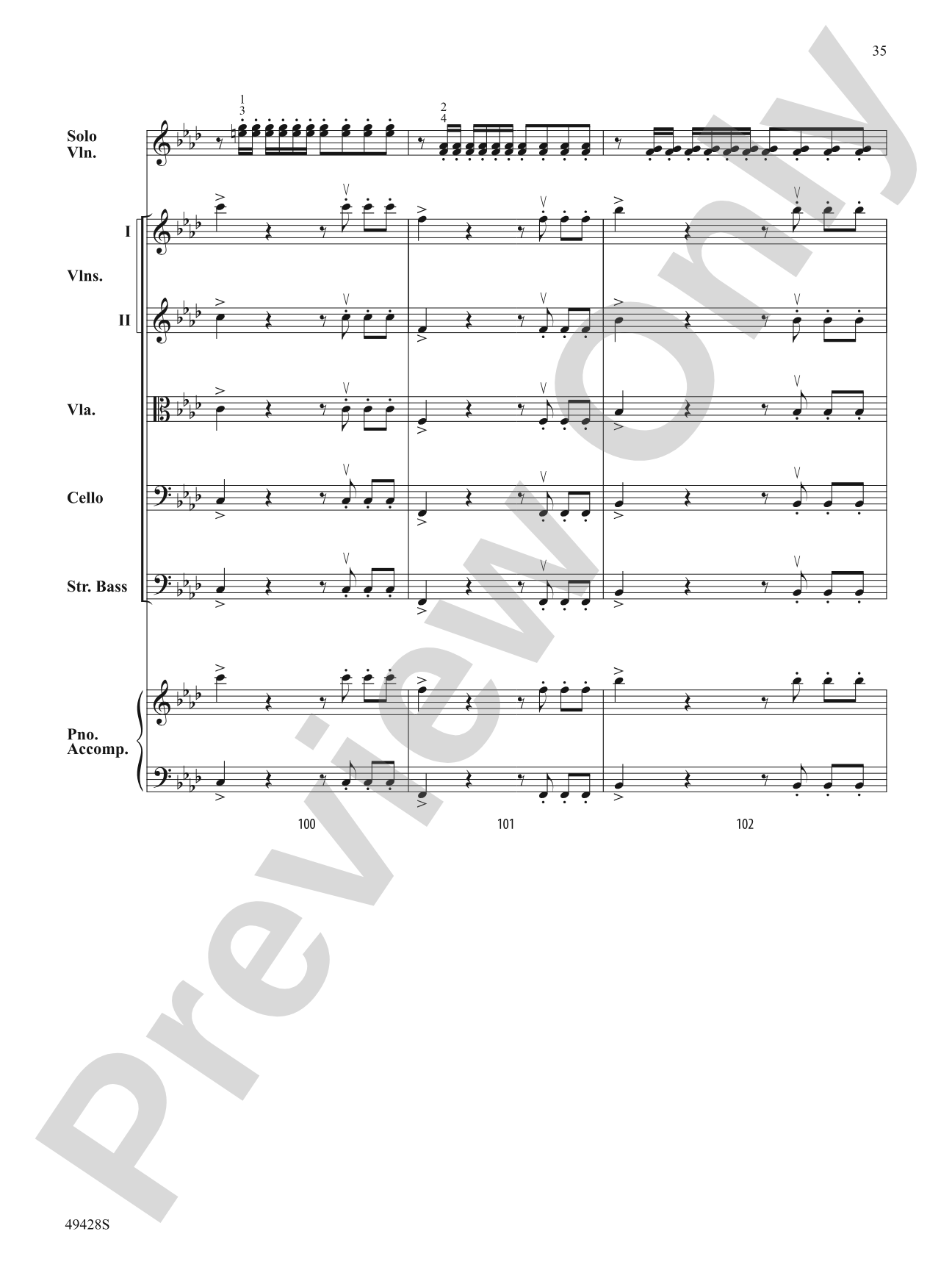Vivaldi Rocks: String Orchestra Conductor Score & Parts