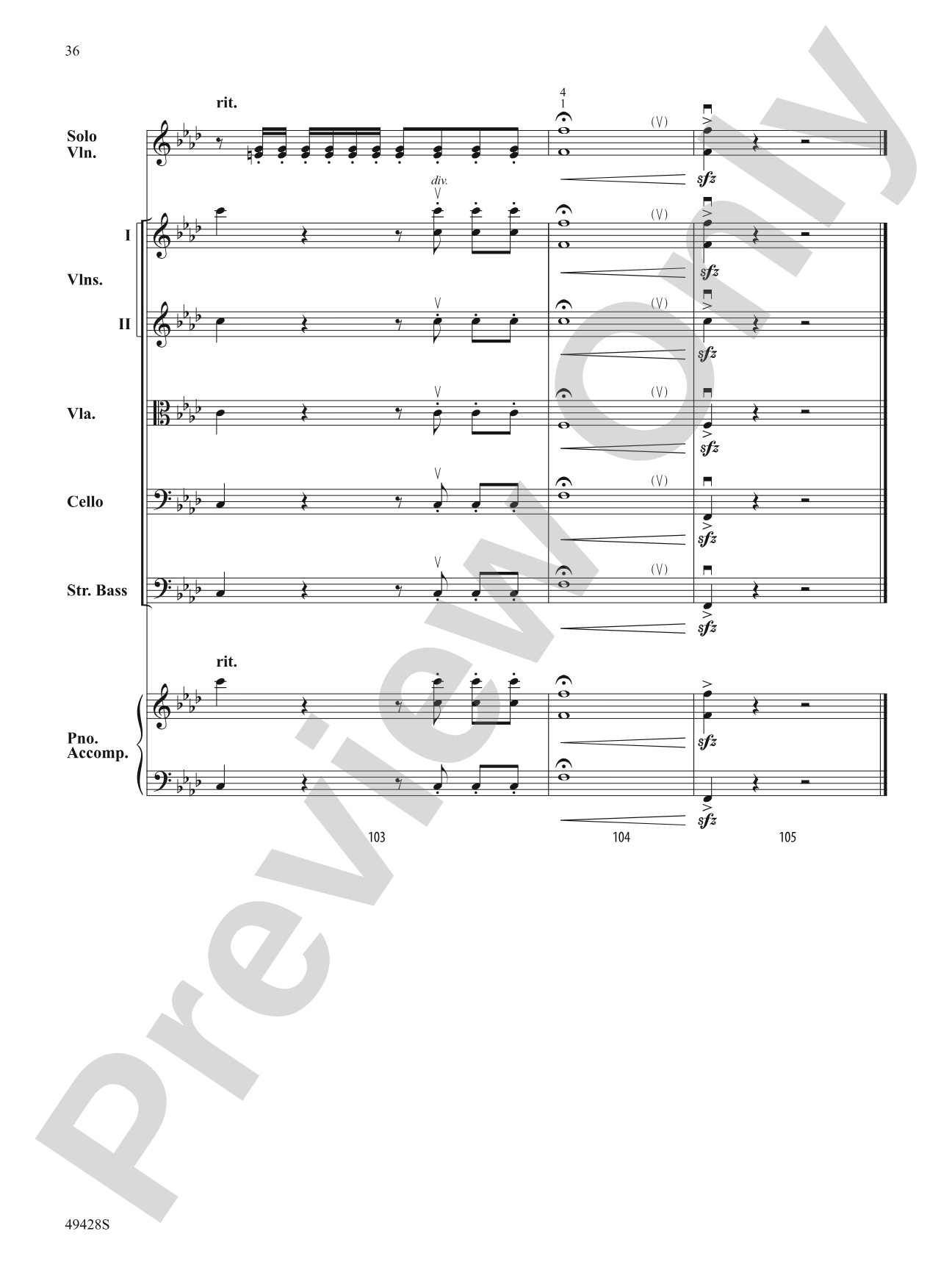 Vivaldi Rocks: String Orchestra Conductor Score & Parts