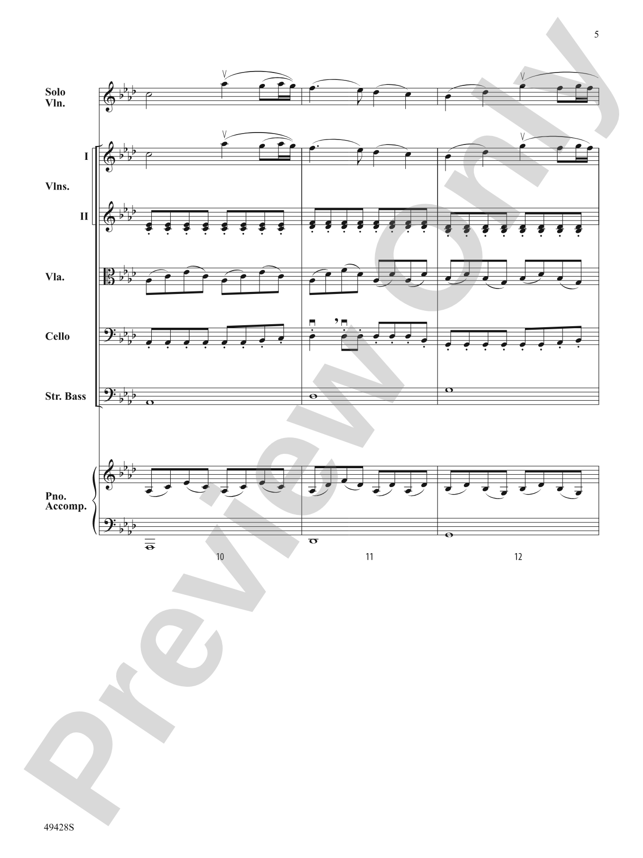 Vivaldi Rocks: String Orchestra Conductor Score & Parts
