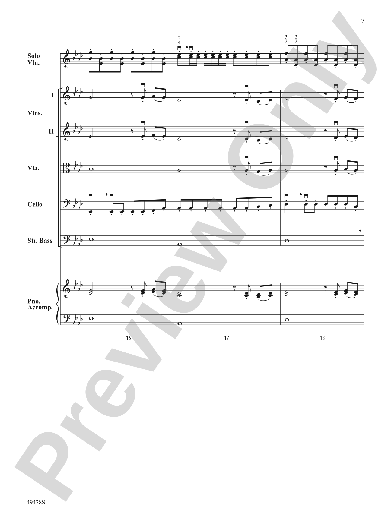 Vivaldi Rocks: String Orchestra Conductor Score & Parts