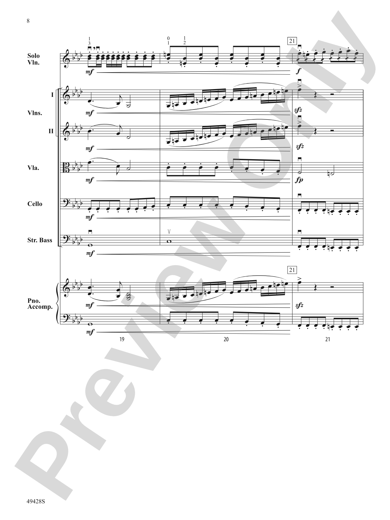 Vivaldi Rocks: String Orchestra Conductor Score & Parts