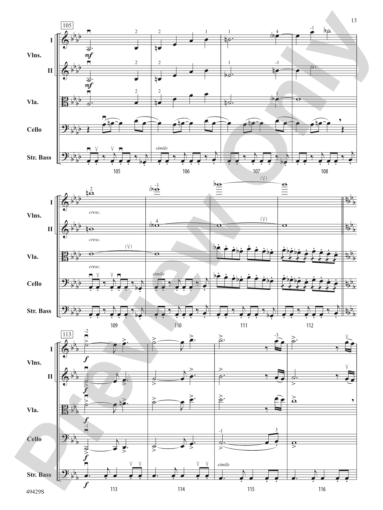 LuminoCity: String Orchestra Conductor Score & Parts