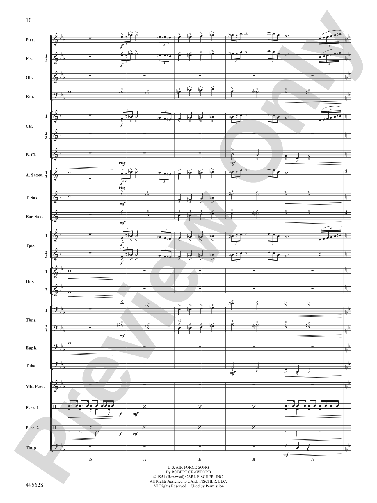 Proudly They Served: Concert Band Conductor Score & Parts