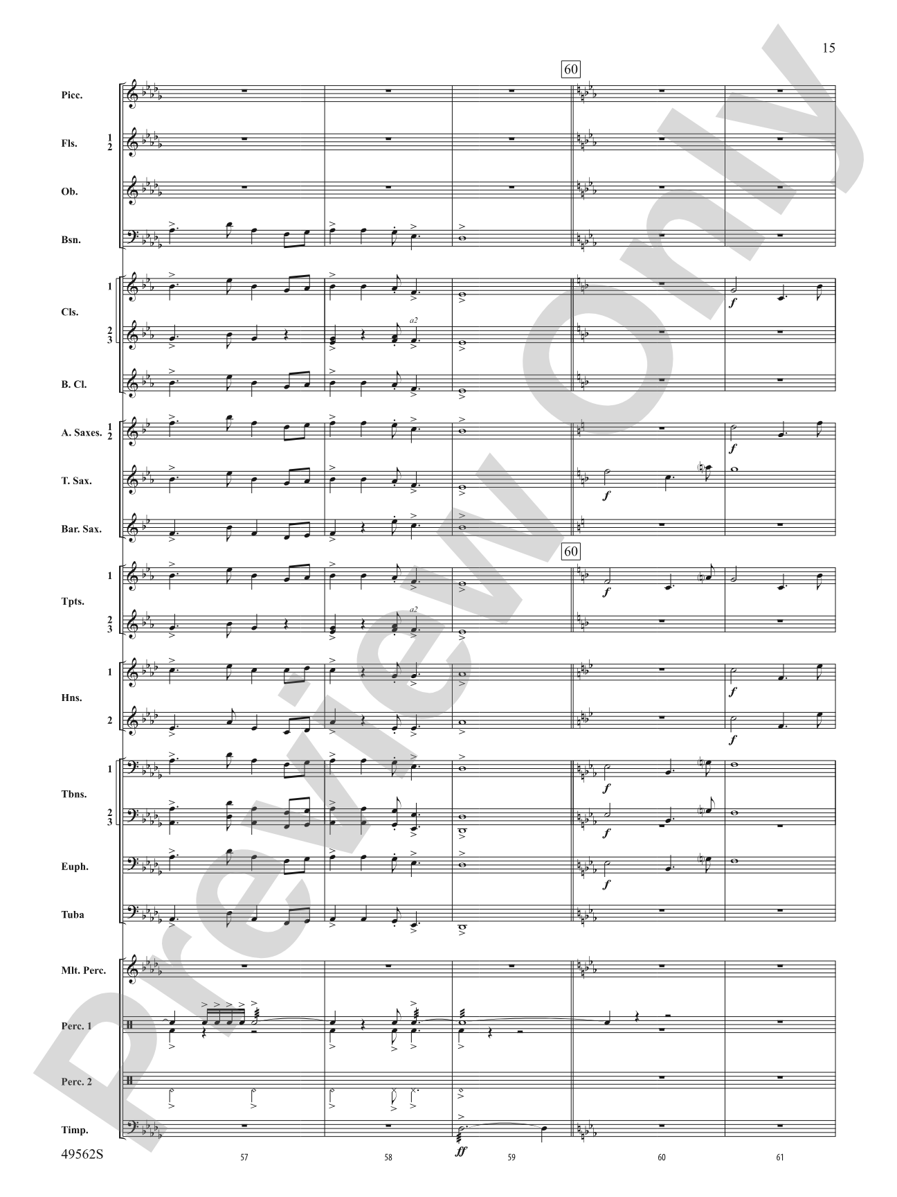 Proudly They Served: Concert Band Conductor Score & Parts