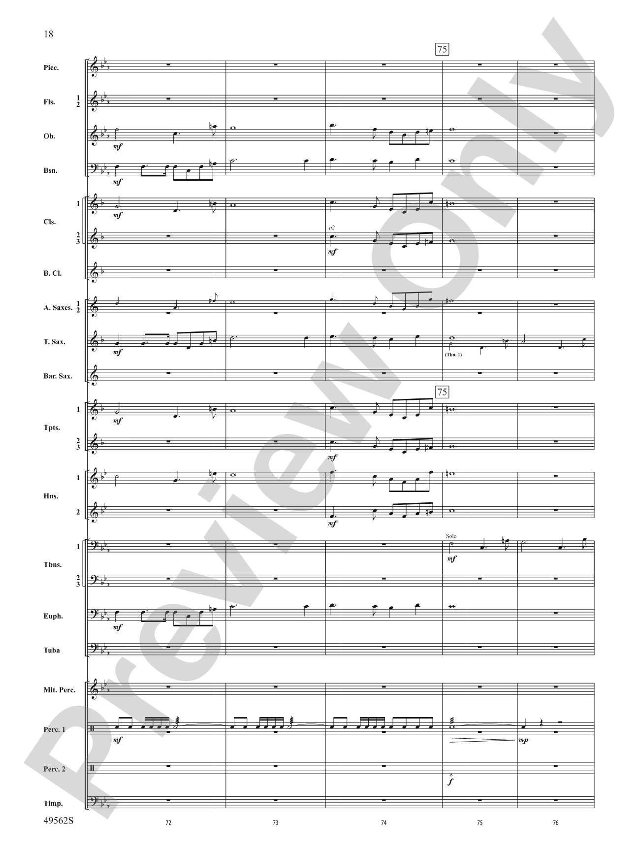 Proudly They Served: Concert Band Conductor Score & Parts