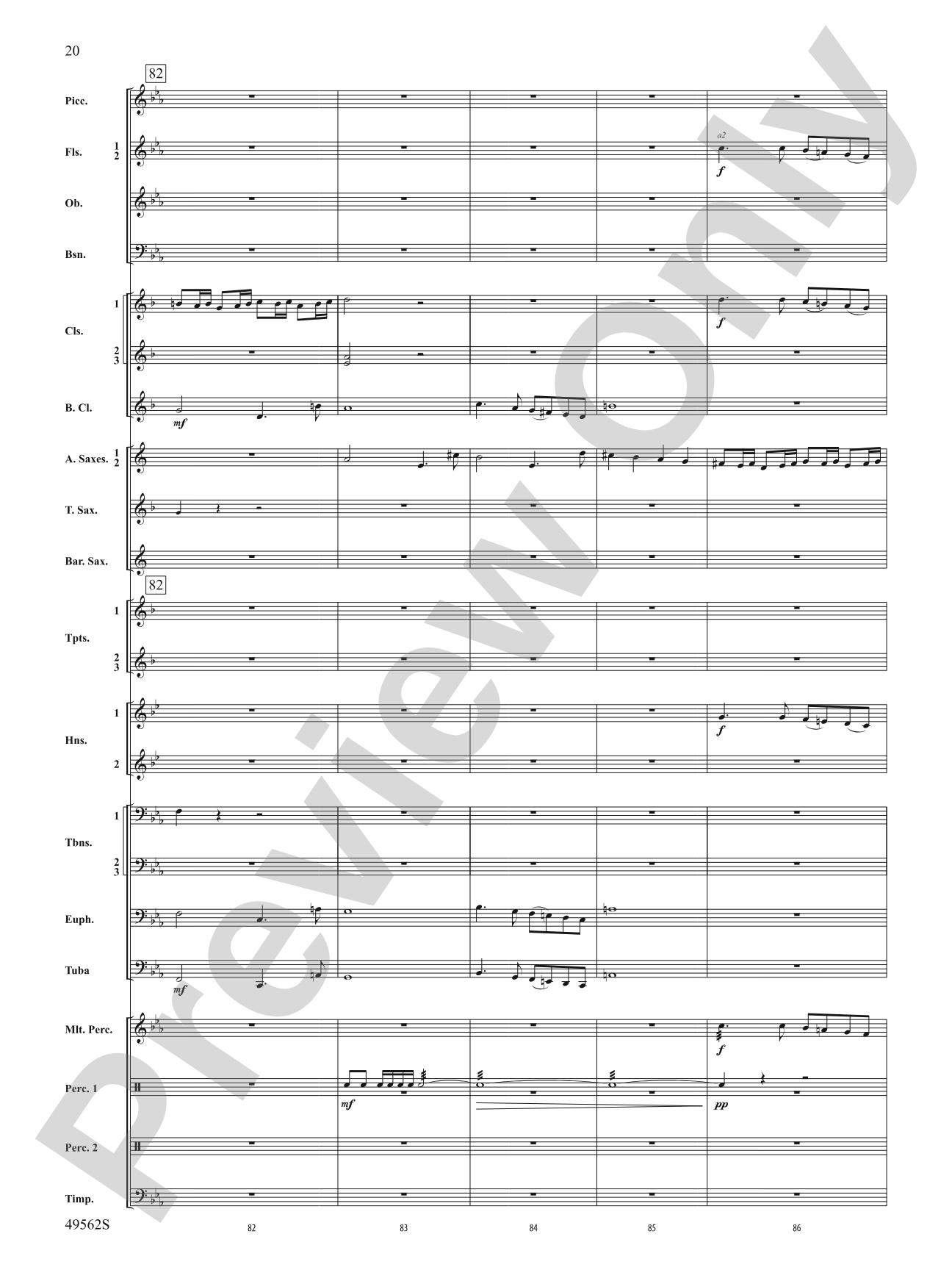 Proudly They Served: Concert Band Conductor Score & Parts