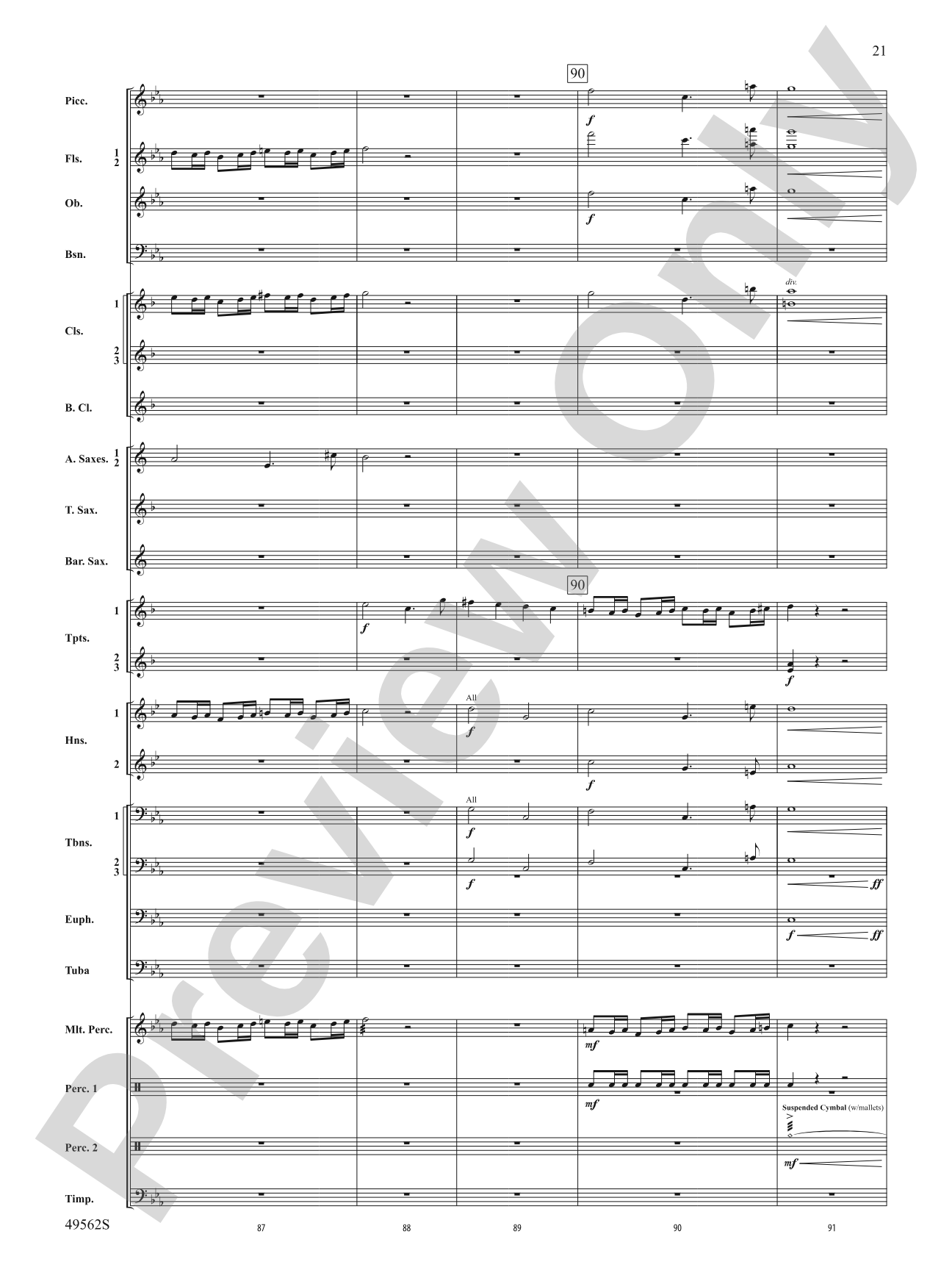 Proudly They Served: Concert Band Conductor Score & Parts