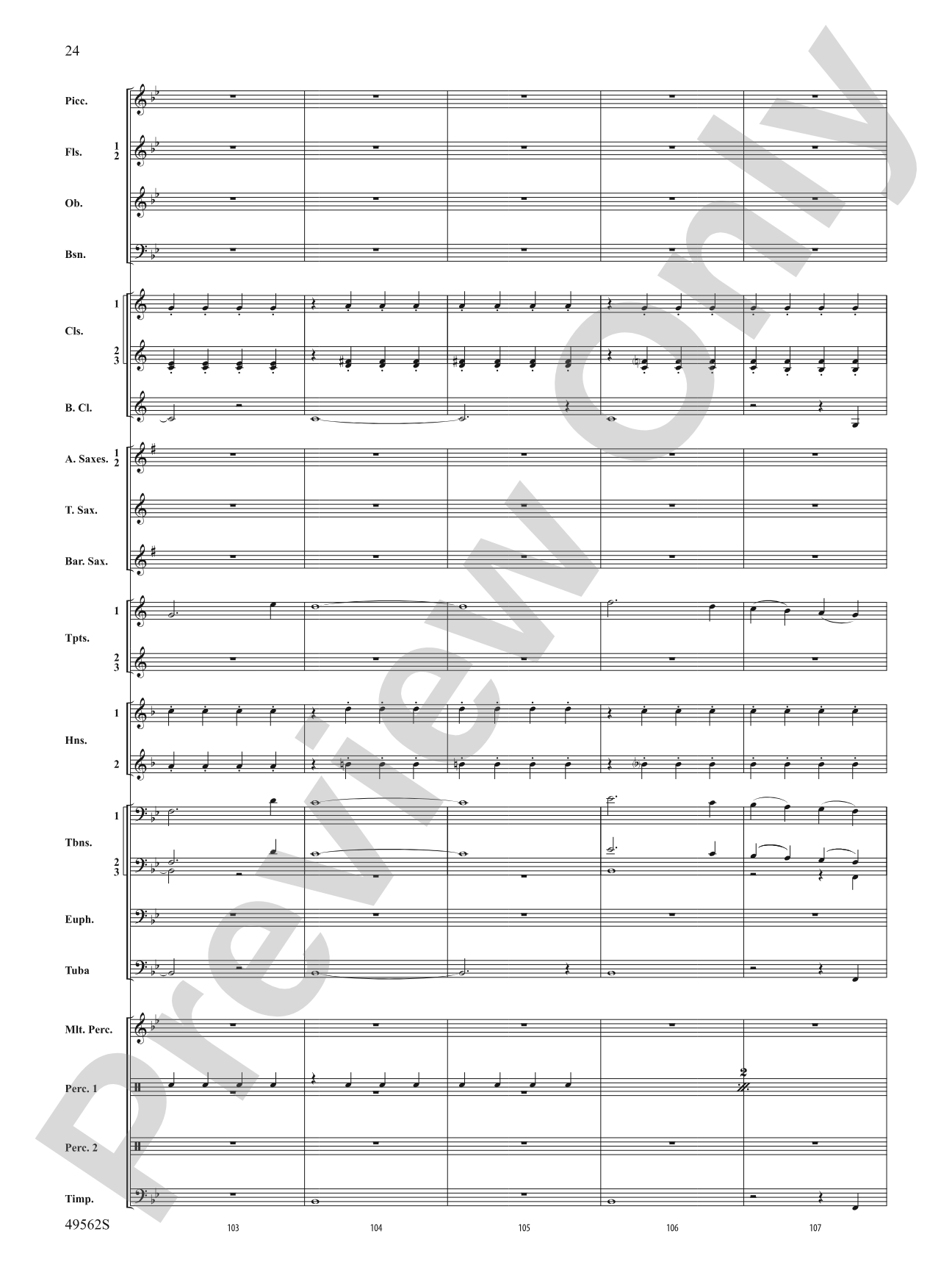 Proudly They Served: Concert Band Conductor Score & Parts
