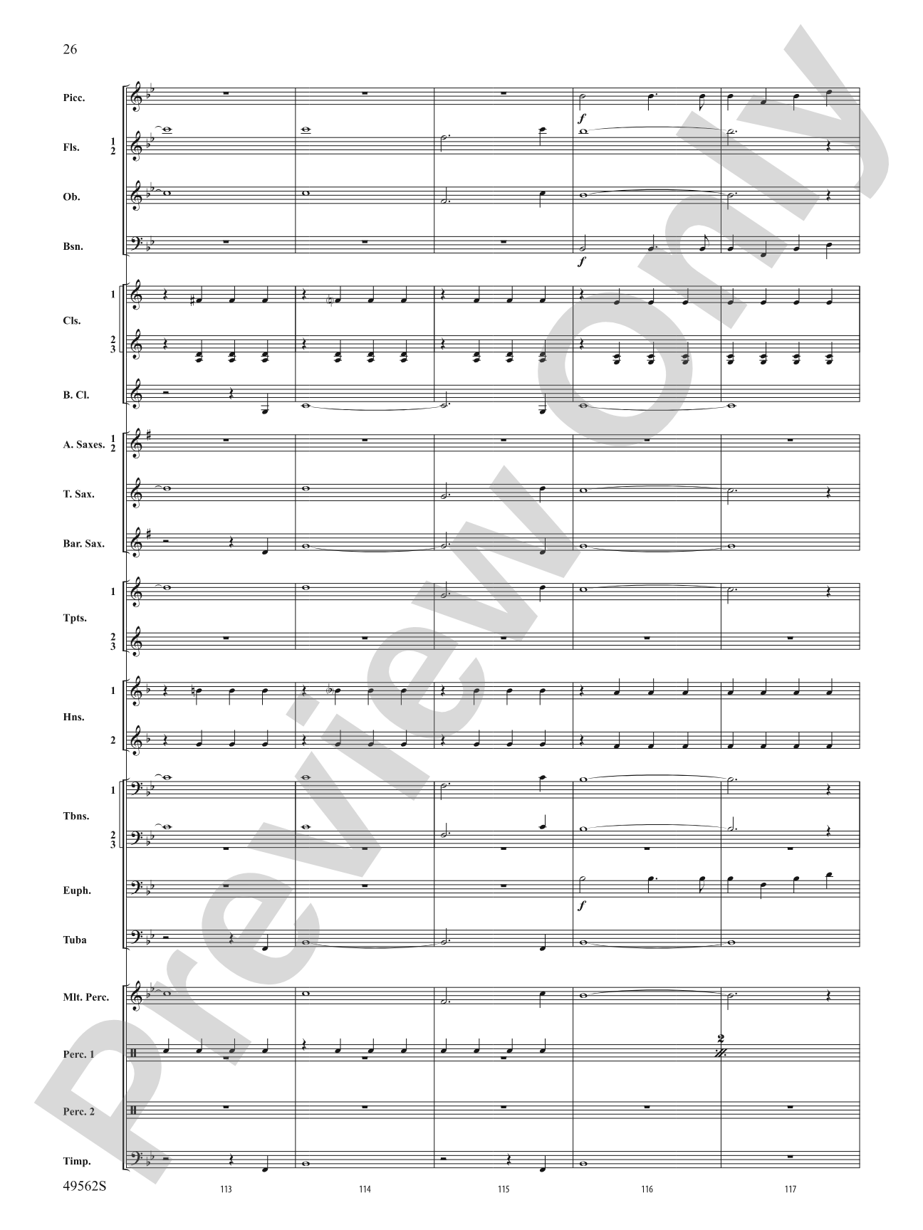 Proudly They Served: Concert Band Conductor Score & Parts